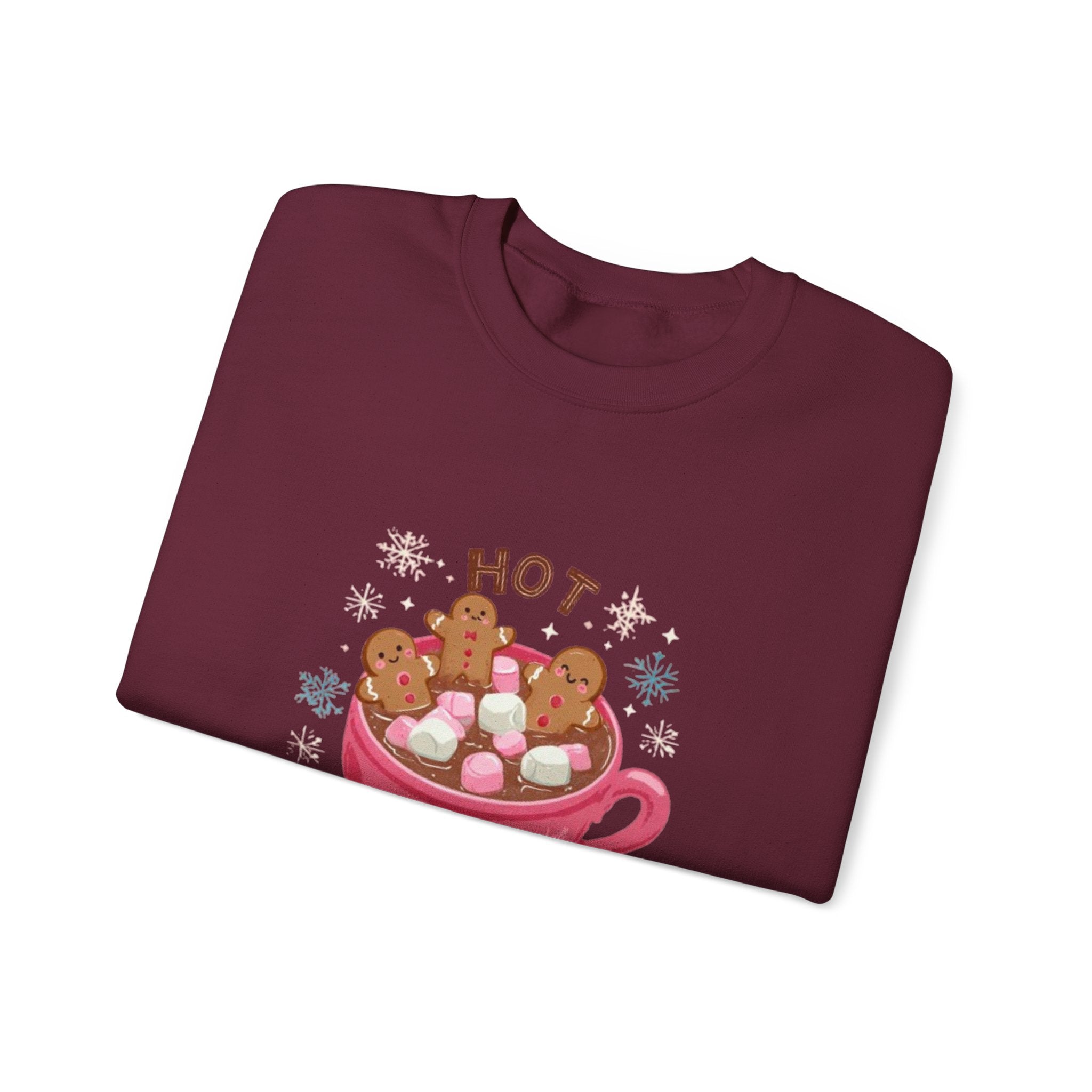 Sweatshirt — "Hot Chocolate Club" Cozy Winter Crewneck