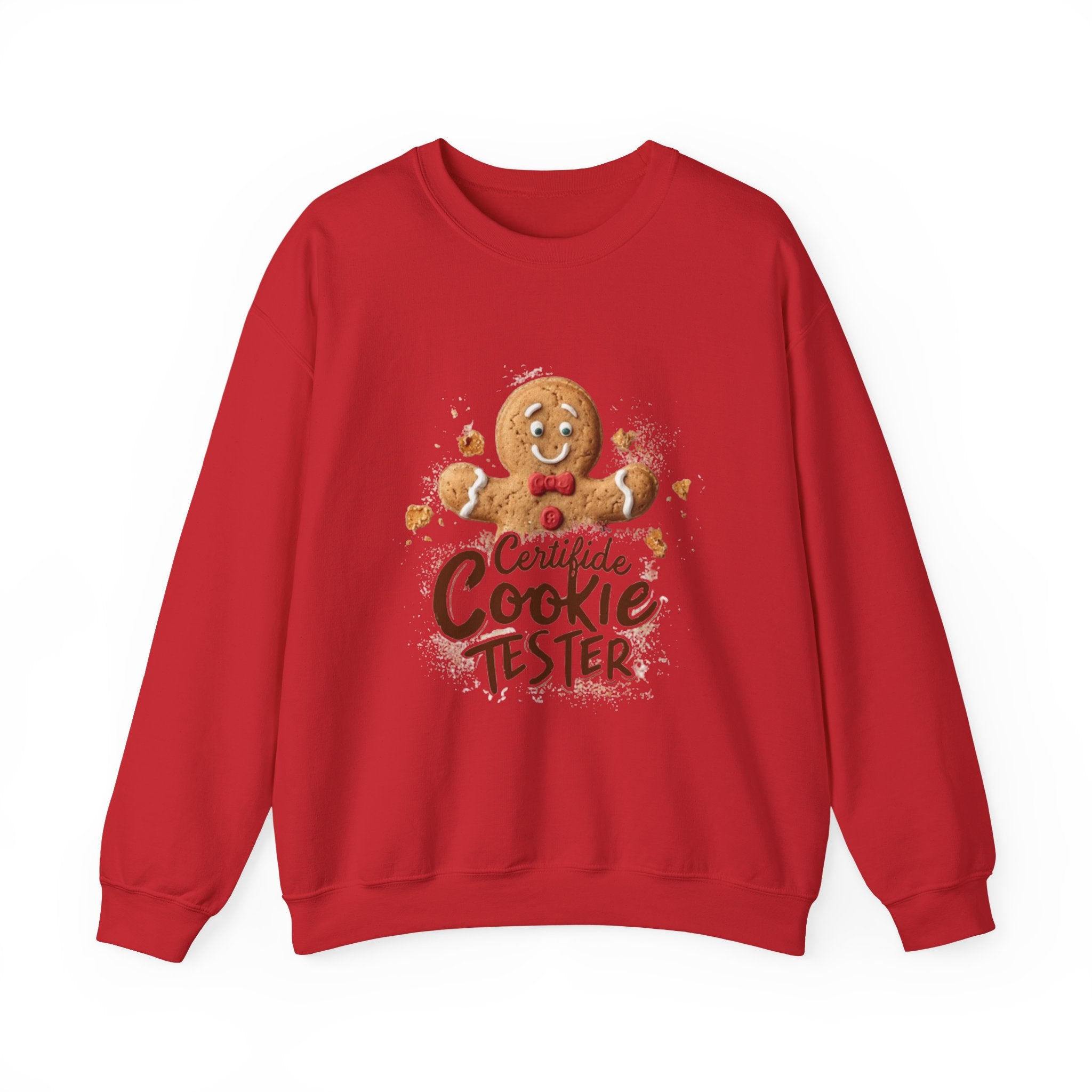 Cookie Tester Sweatshirt – "Certified Cookie Tester" Gingerbread Crewneck