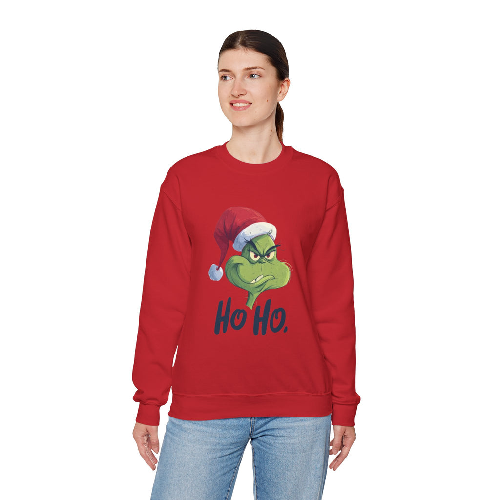 Grumpy Grinch 'Ho Ho.' Crewneck Sweatshirt
