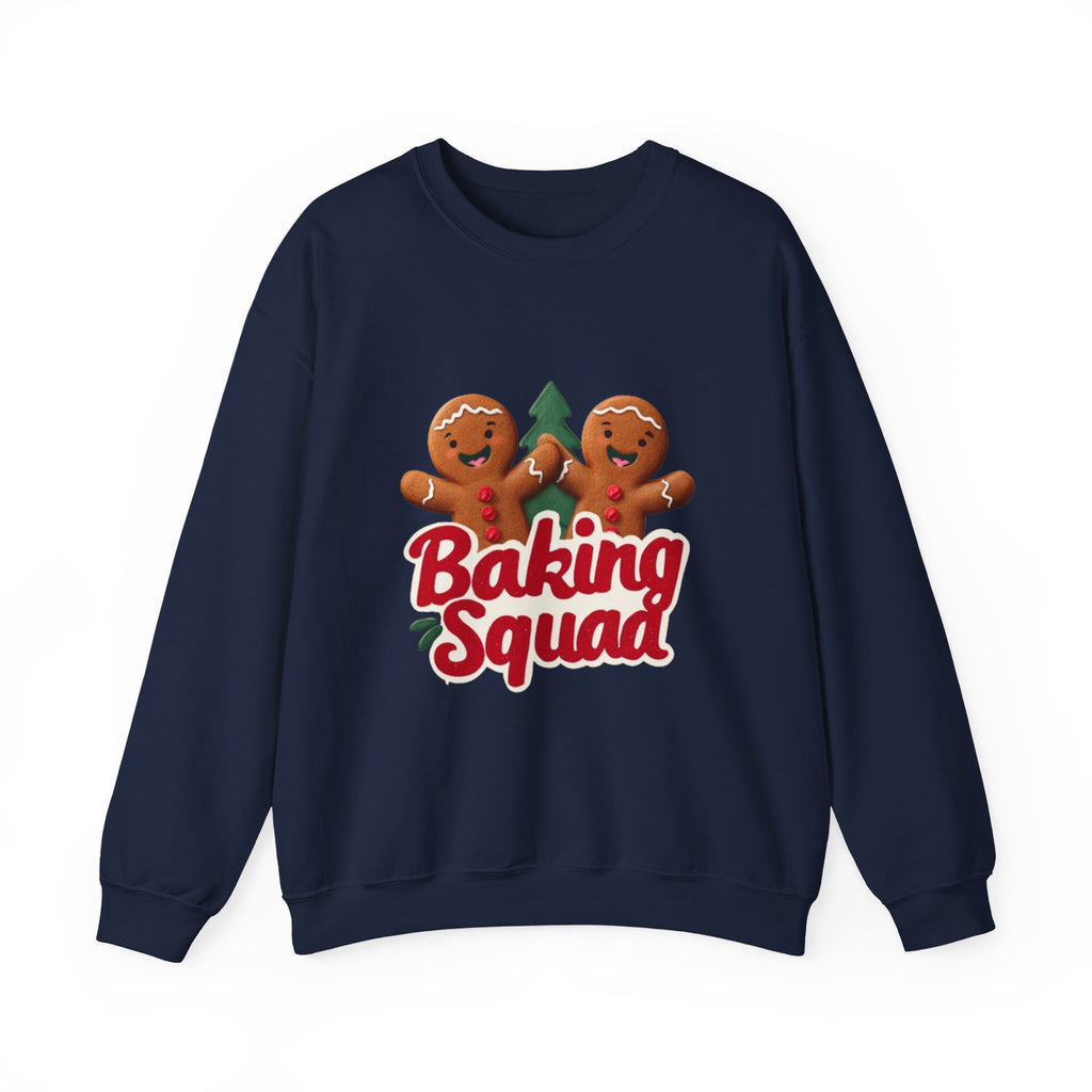Baking Squad Sweatshirt — Cute Gingerbread Holiday Crewneck