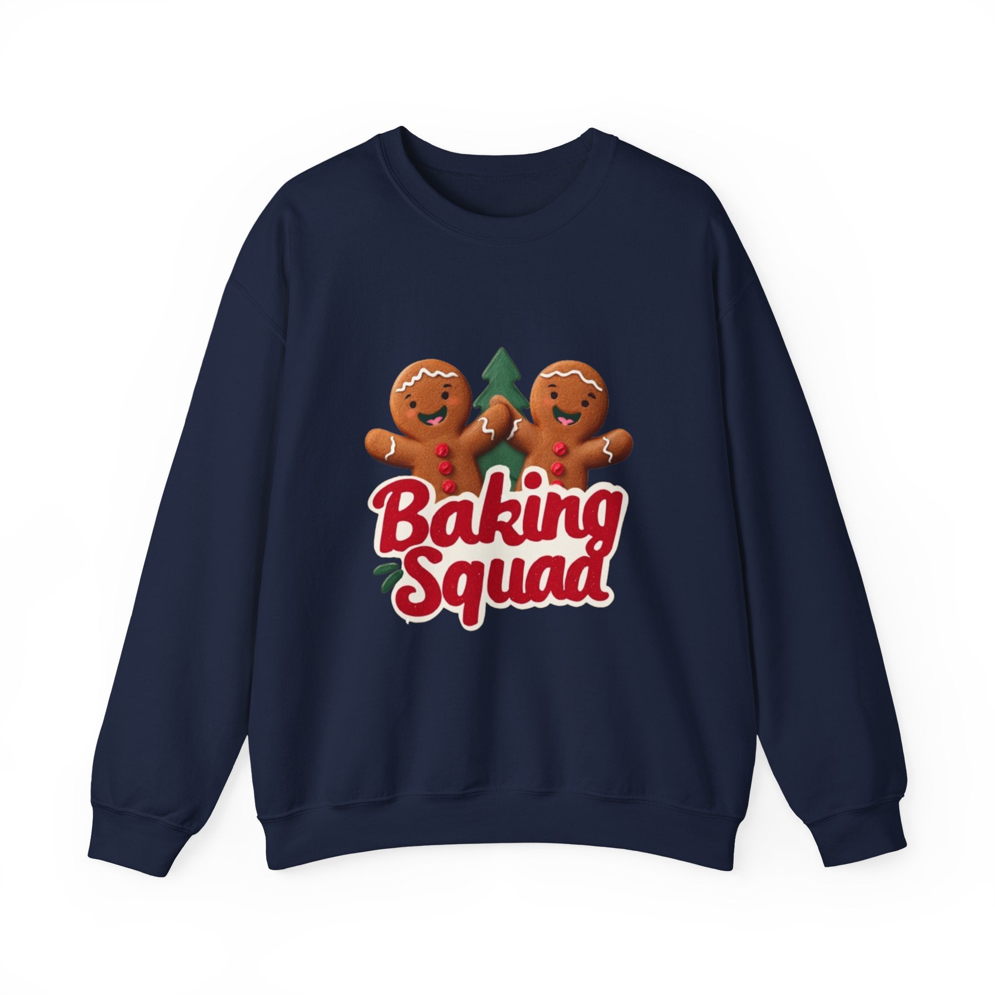 Baking Squad Sweatshirt — Cute Gingerbread Holiday Crewneck