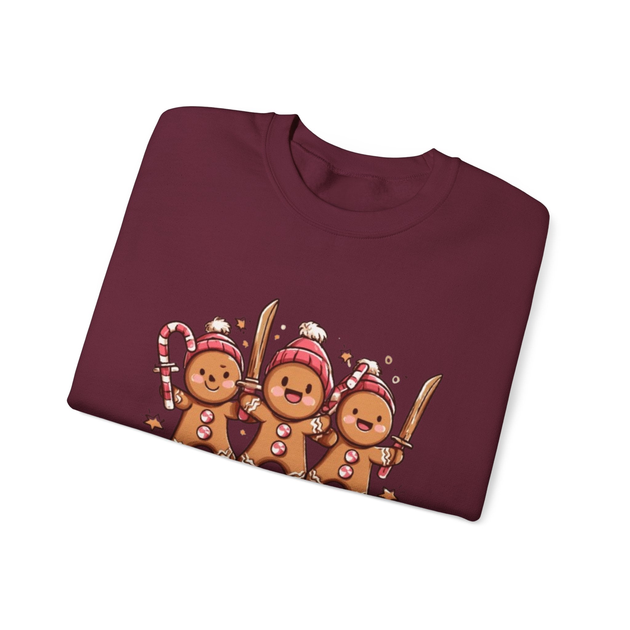 Candy Cane Crew Sweatshirt — Cute Gingerbread 'Candy Cane Crew' Christmas Sweatshirt