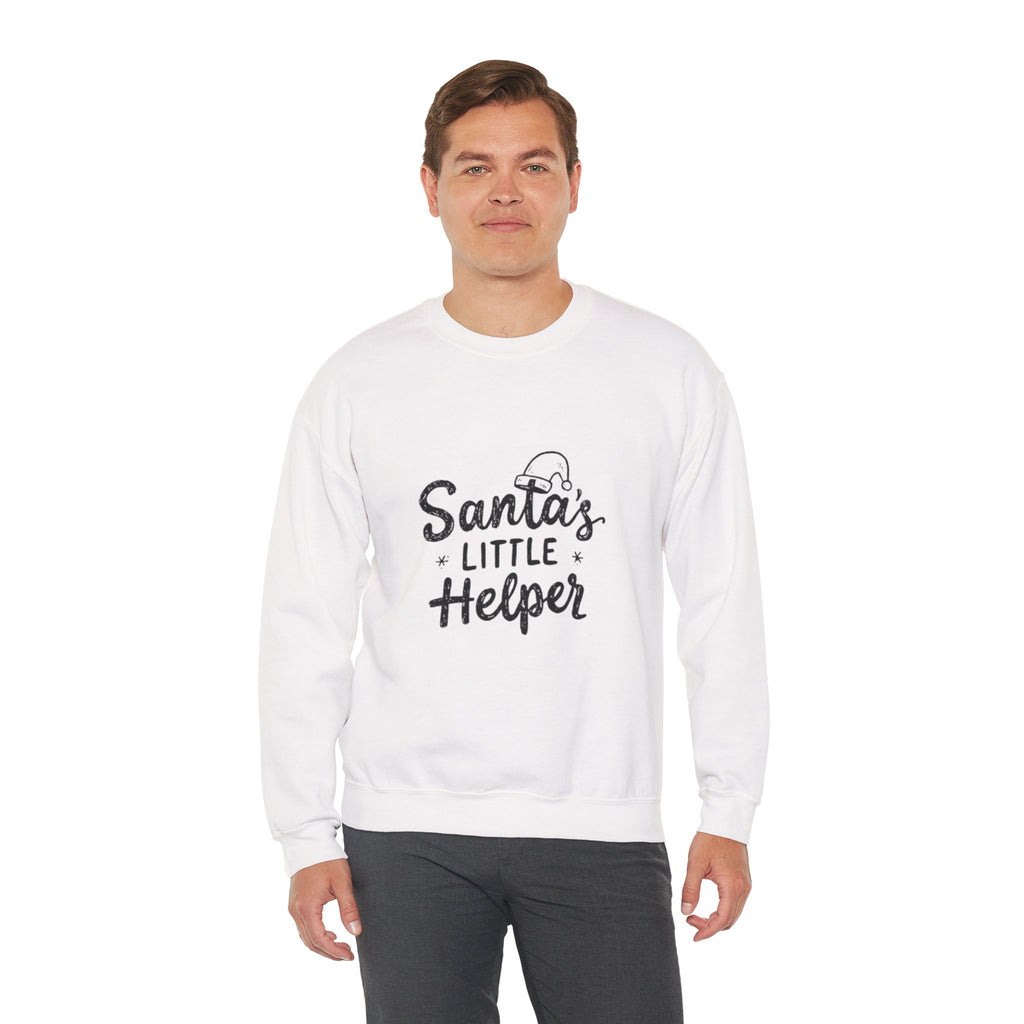 Santa's Little Helper Sweatshirt – Holiday Crewneck for Kids & Family