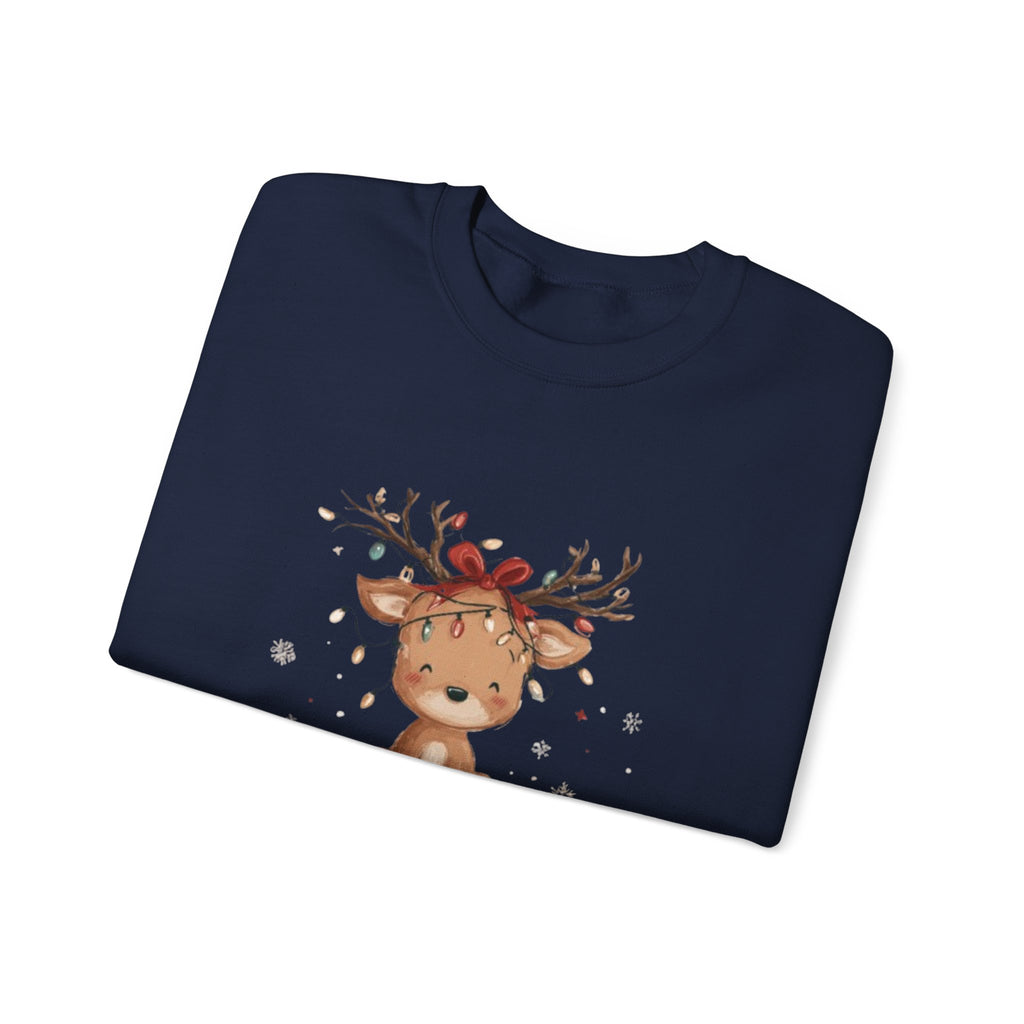 Mommy Reindeer Sweatshirt — Cute Woodland Mama Holiday Crewneck
