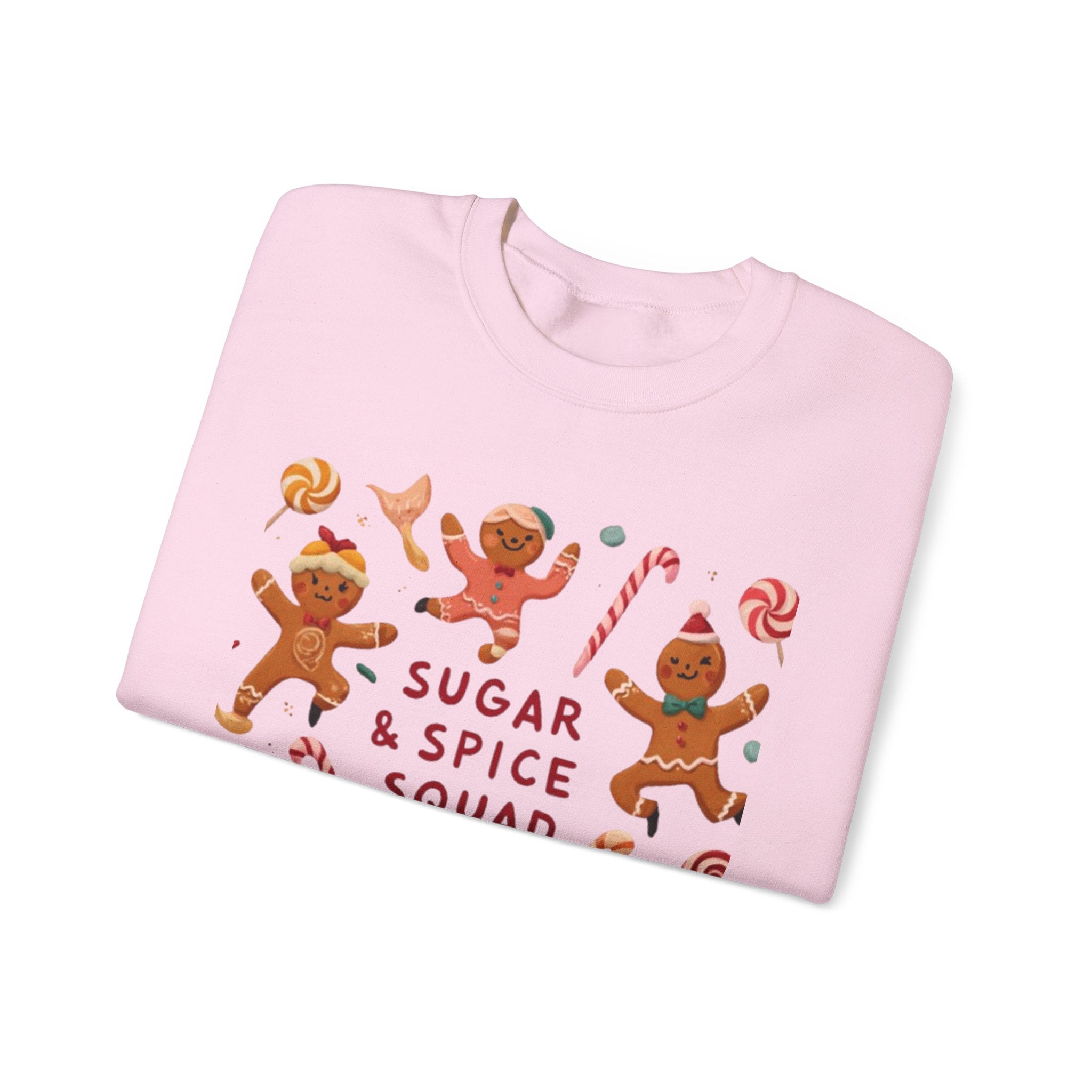 Sugar & Spice Squad Sweatshirt — Gingerbread Holiday Crewneck