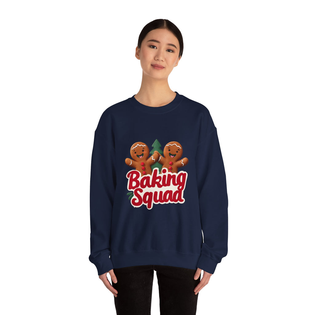 Baking Squad Sweatshirt — Cute Gingerbread Holiday Crewneck