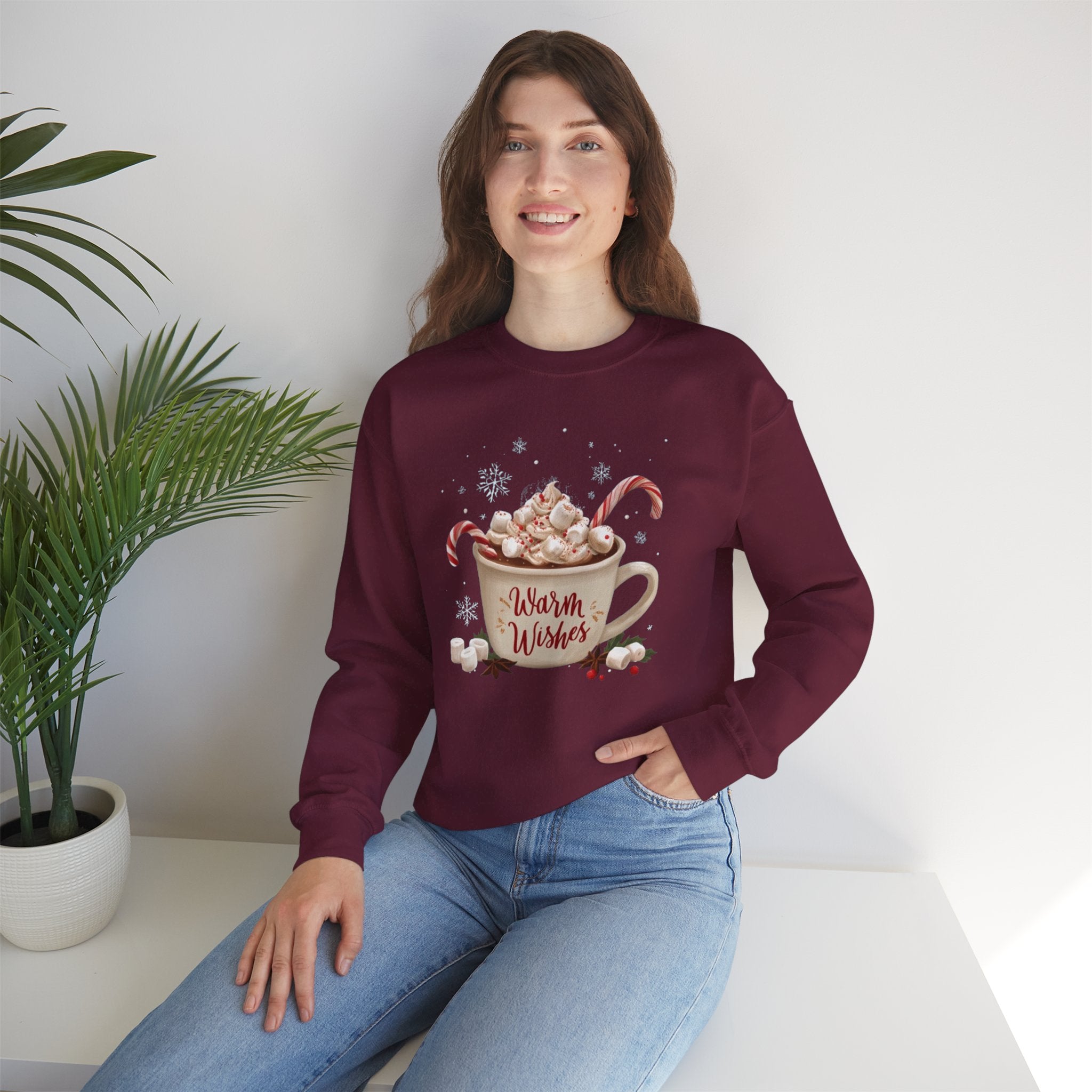 Cozy Hot Cocoa 'Warm Wishes' Sweatshirt