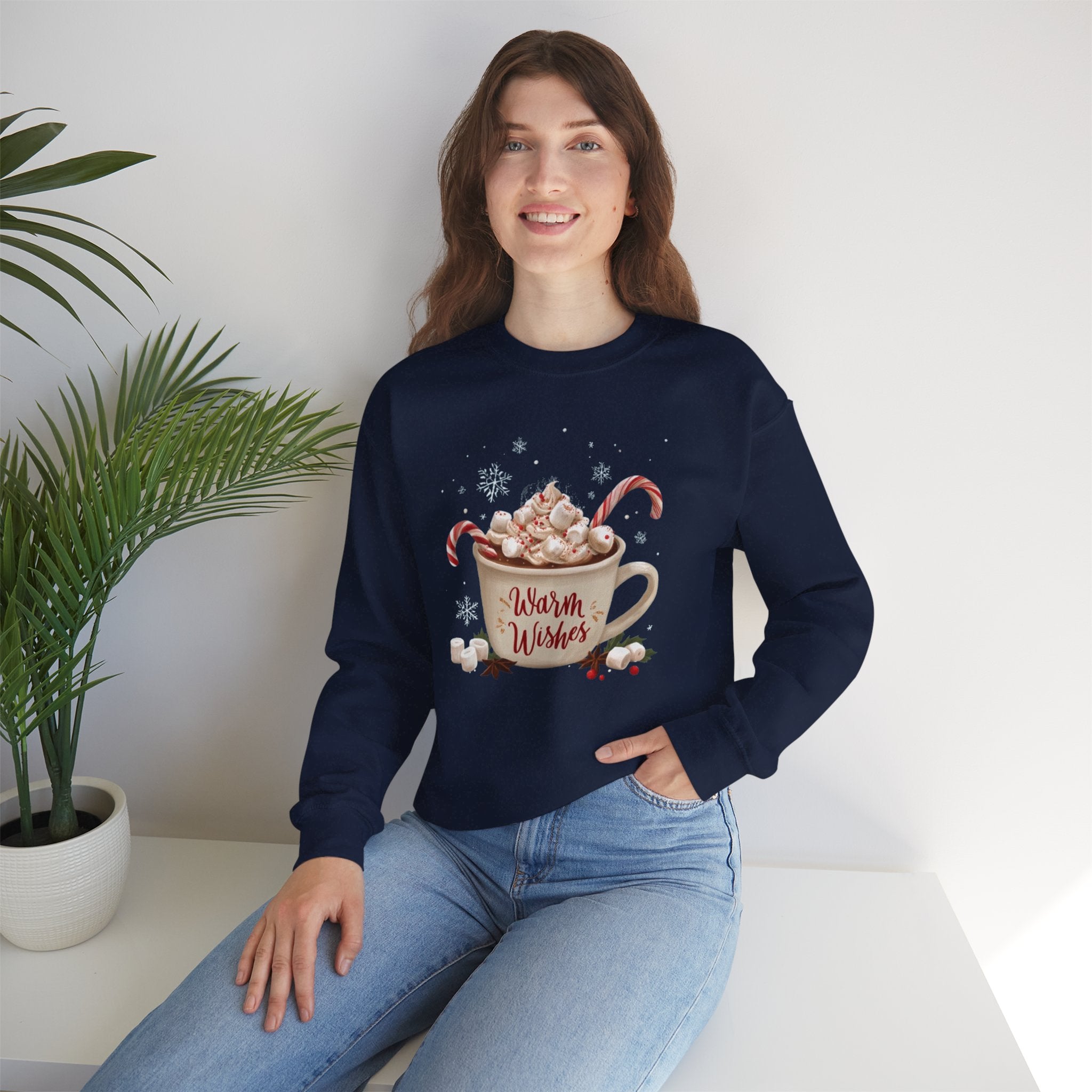 Cozy Hot Cocoa 'Warm Wishes' Sweatshirt