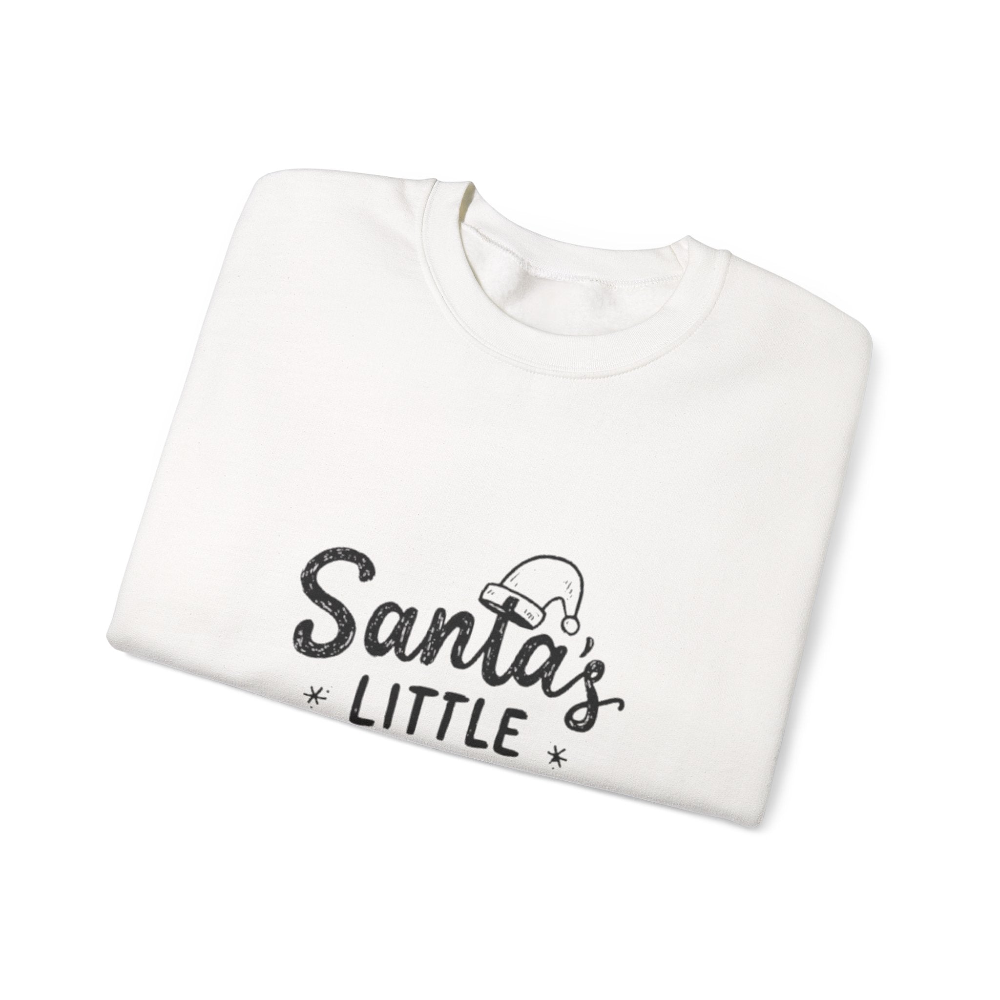 Santa's Little Helper Sweatshirt – Holiday Crewneck for Kids & Family
