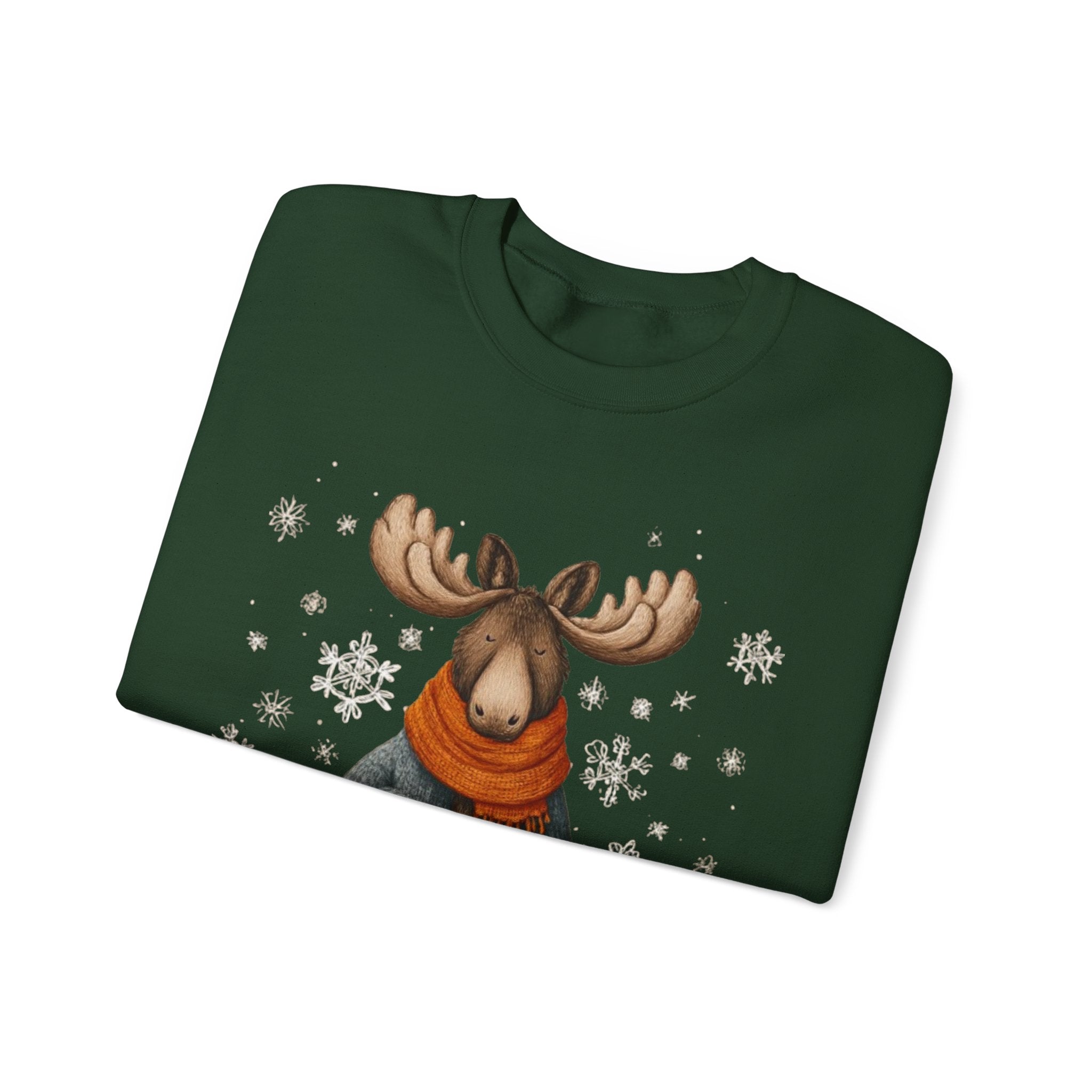 Cozy Vibes Moose Sweatshirt
