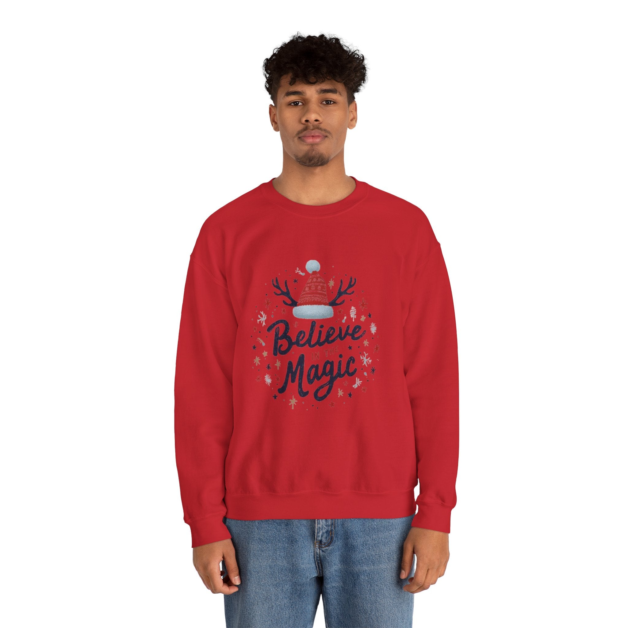Believe in the Magic Sweatshirt — Cozy Holiday Crewneck