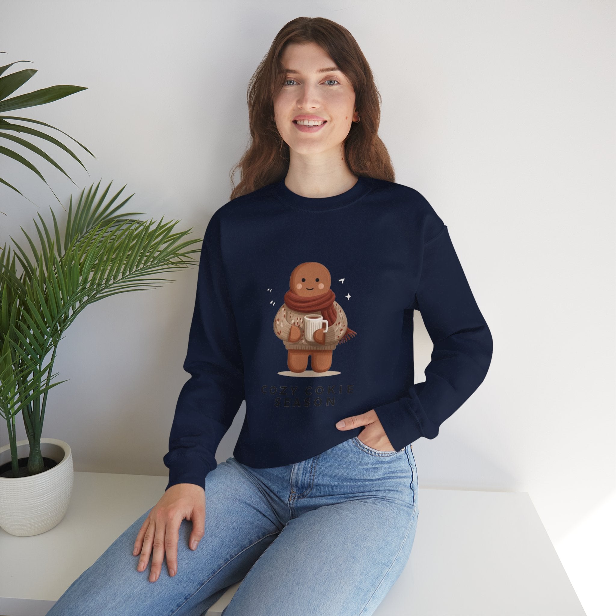 Gingerbread 'Cozy Cookie Season' Crewneck Sweatshirt