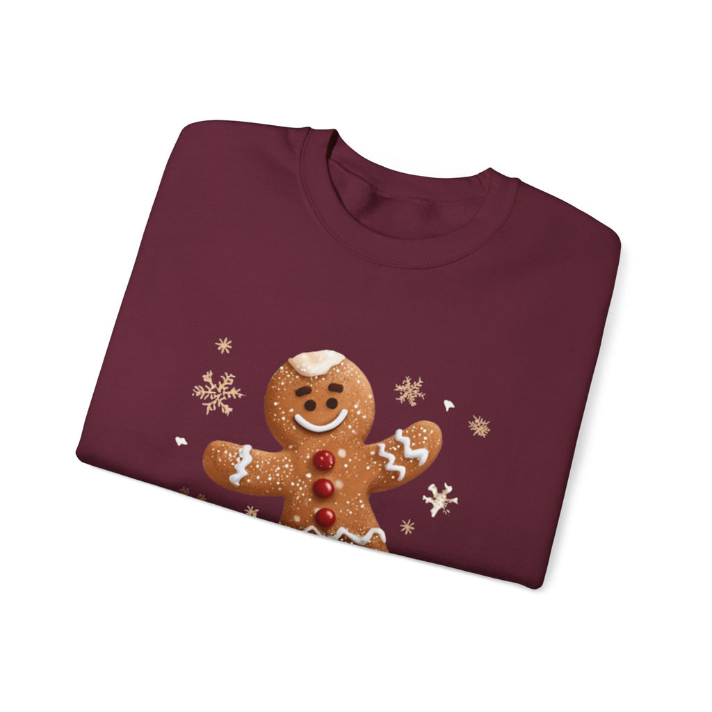 Gingerbread 'Frosted' Holiday Sweatshirt — Cute Christmas Cookie Crewneck