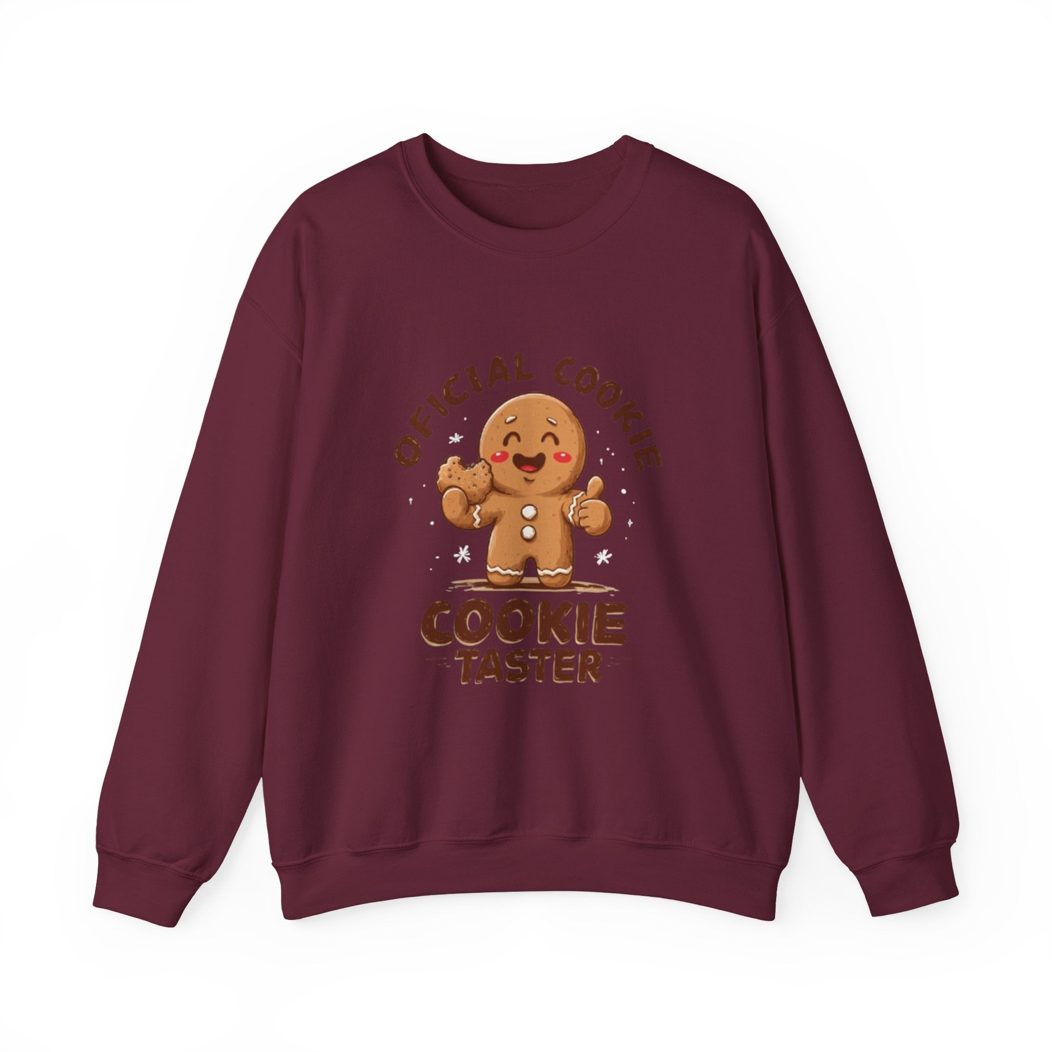 Cookie Taster Sweatshirt — 'Official Cookie' Gingerbread Crewneck