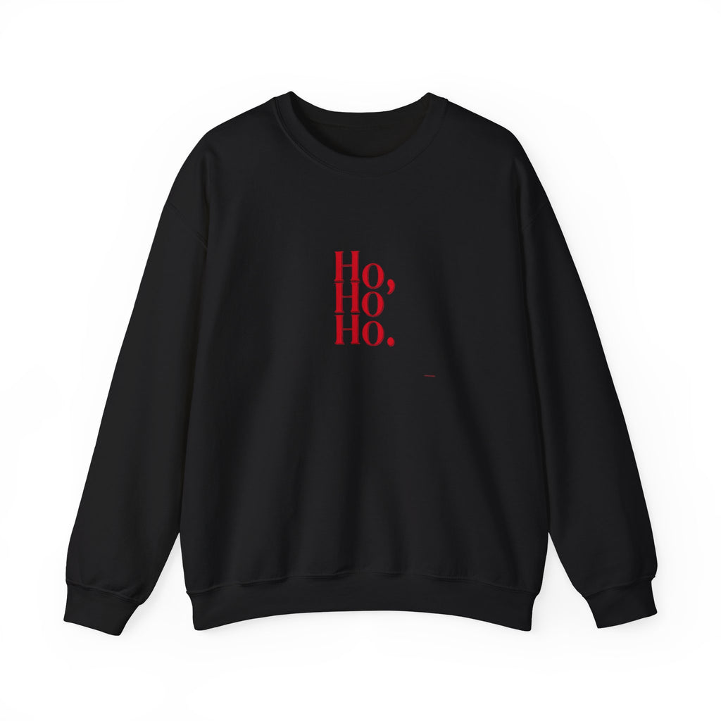 Sweatshirt — Minimal 'Ho, Ho, Ho.' Christmas Crewneck