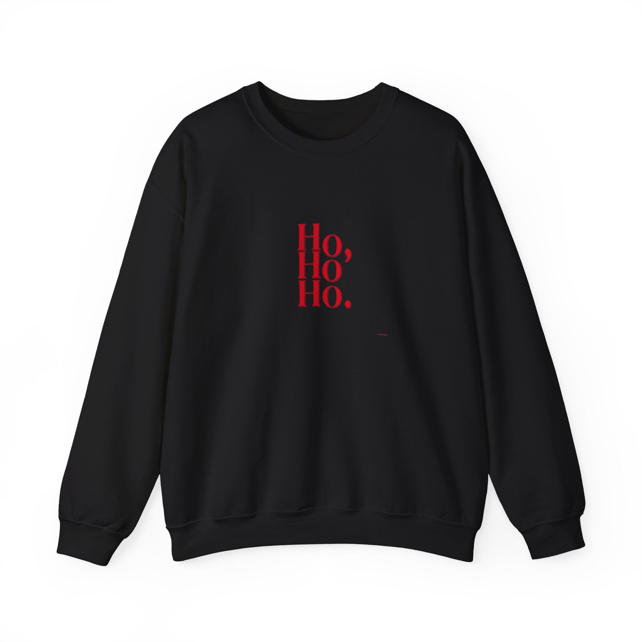 Sweatshirt — Minimal 'Ho, Ho, Ho.' Christmas Crewneck