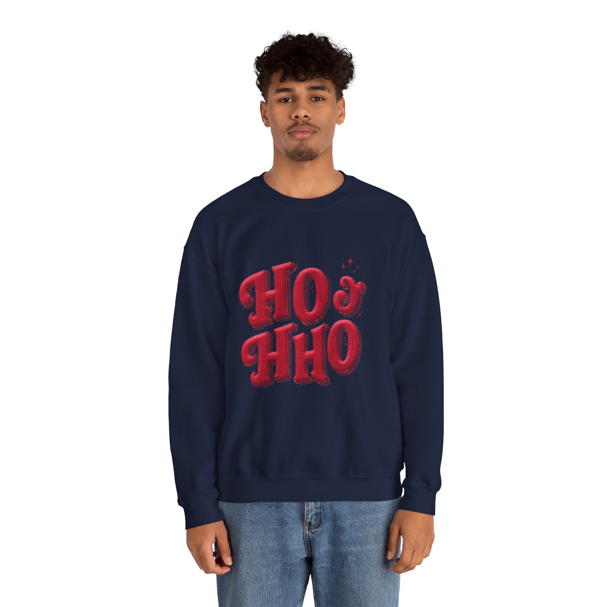 Ho Ho Ho Christmas Sweatshirt — Festive Holiday Crewneck