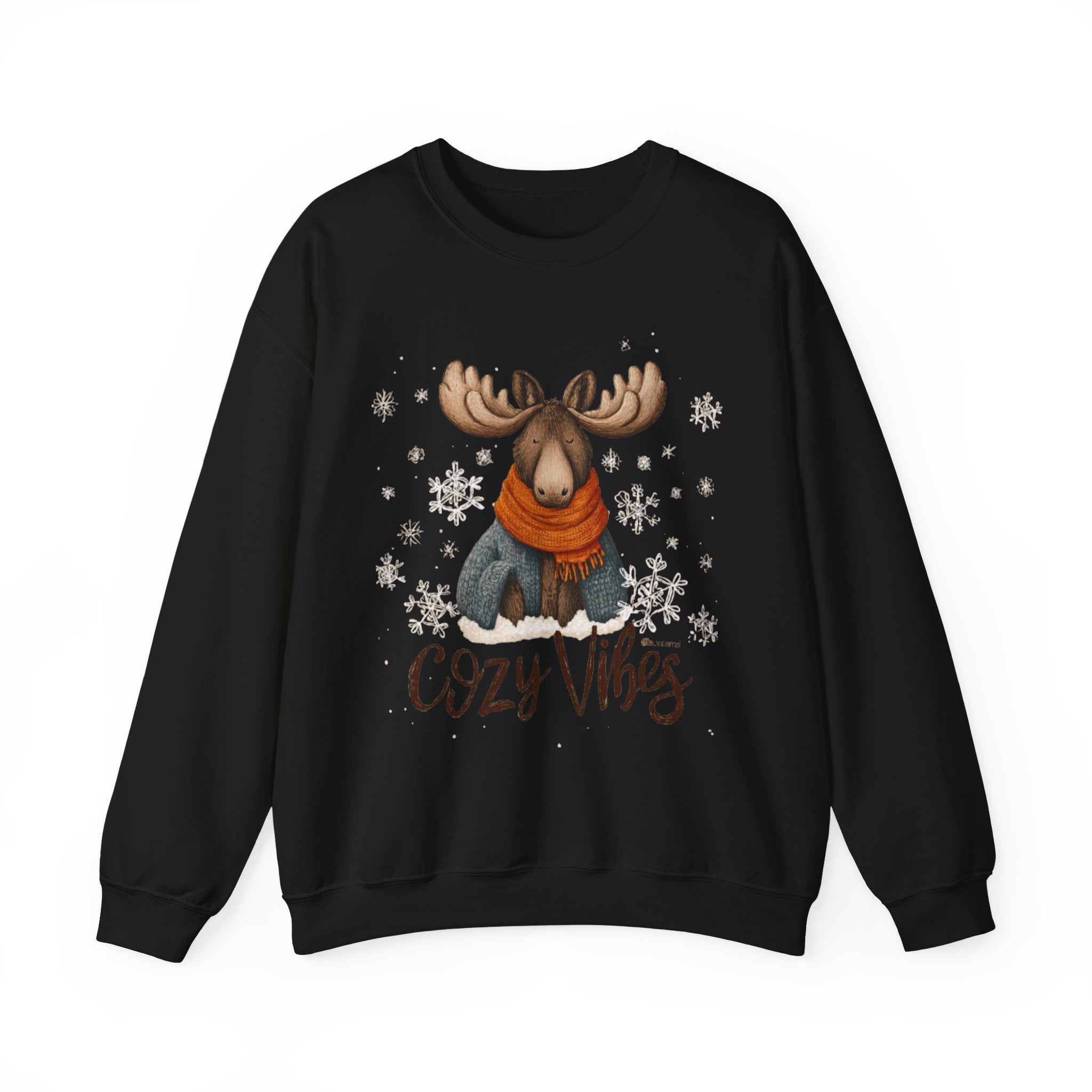 Cozy Vibes Moose Sweatshirt