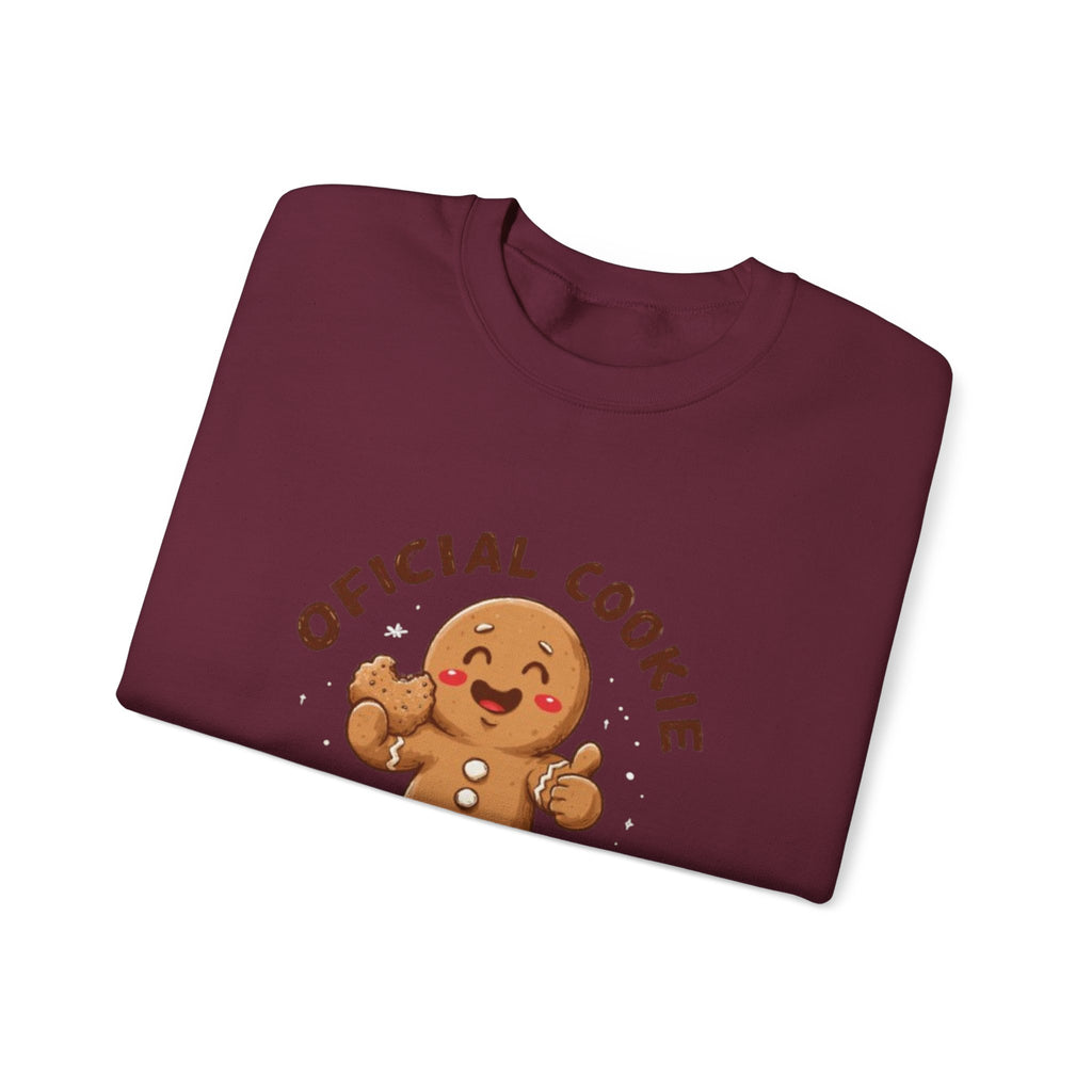 Cookie Taster Sweatshirt — 'Official Cookie' Gingerbread Crewneck