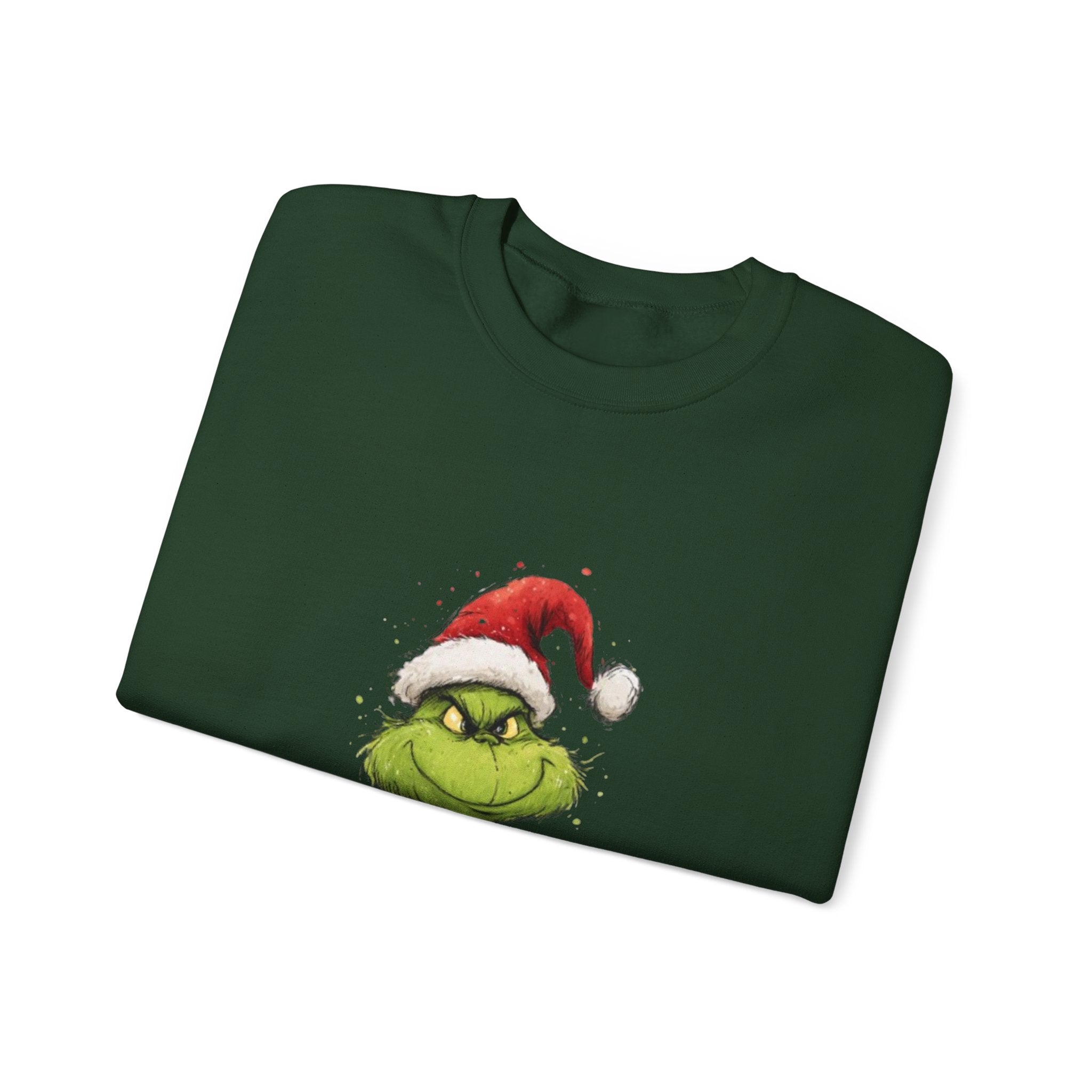 Grinch Santa 'Ho. Ho.' Crewneck Sweatshirt