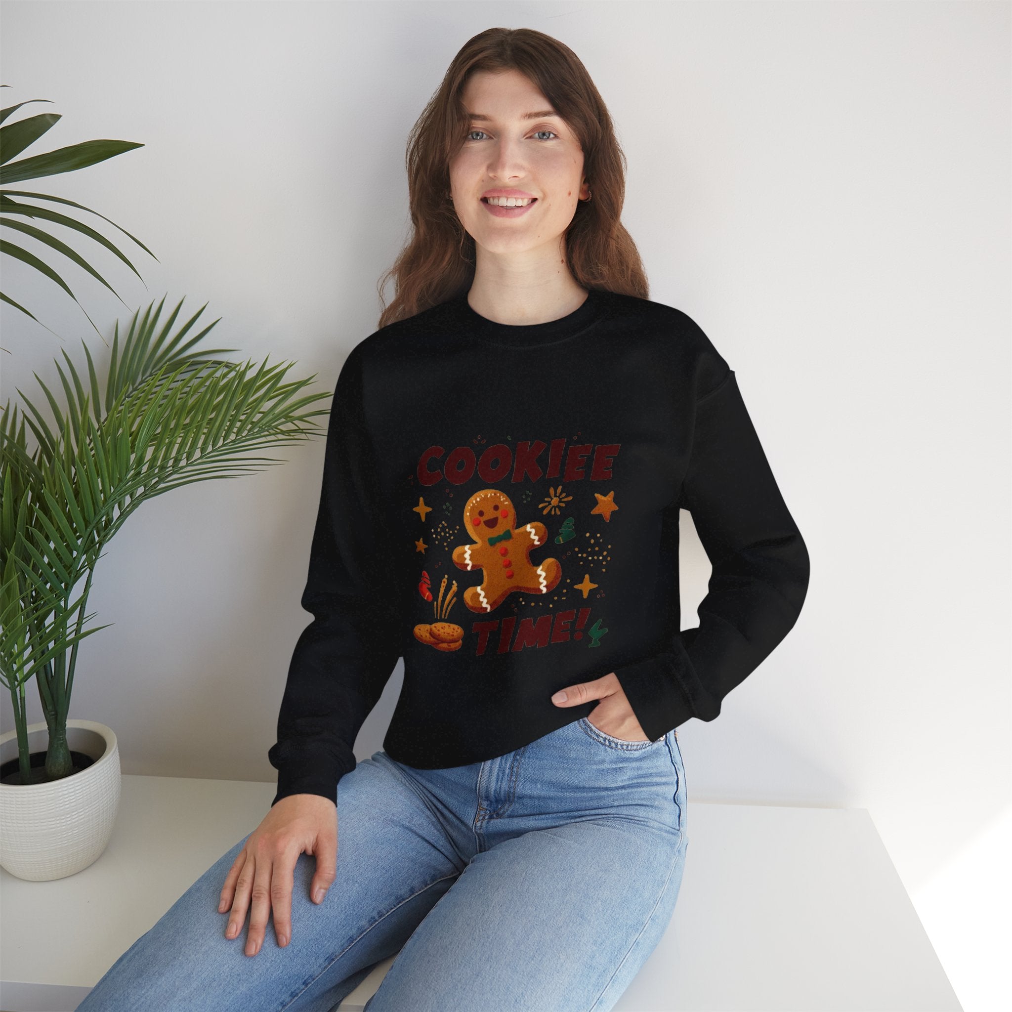 Cookie Time Sweatshirt — Gingerbread Holiday Crewneck