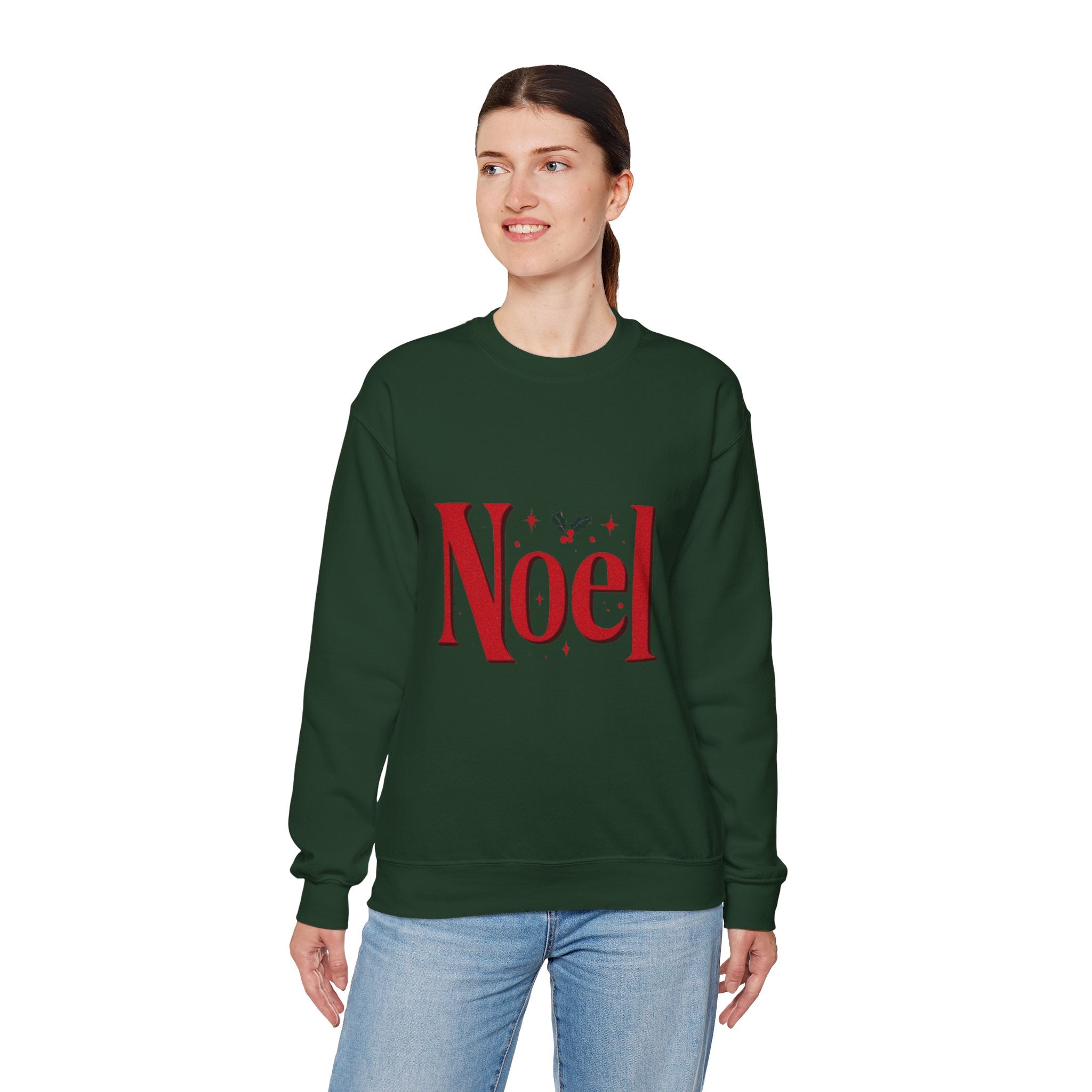 Noel Christmas Sweatshirt — Festive Holly Holiday Crewneck