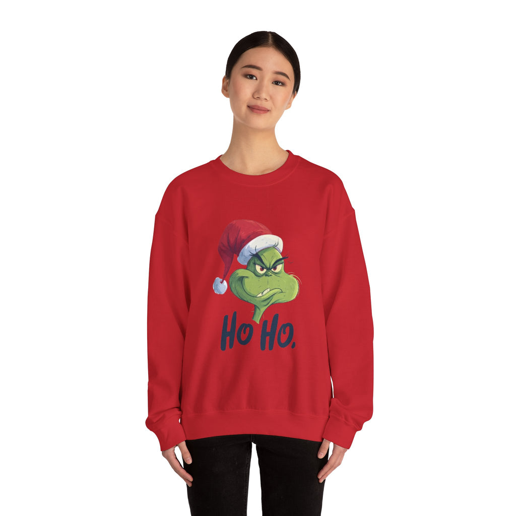 Grumpy Grinch 'Ho Ho.' Crewneck Sweatshirt