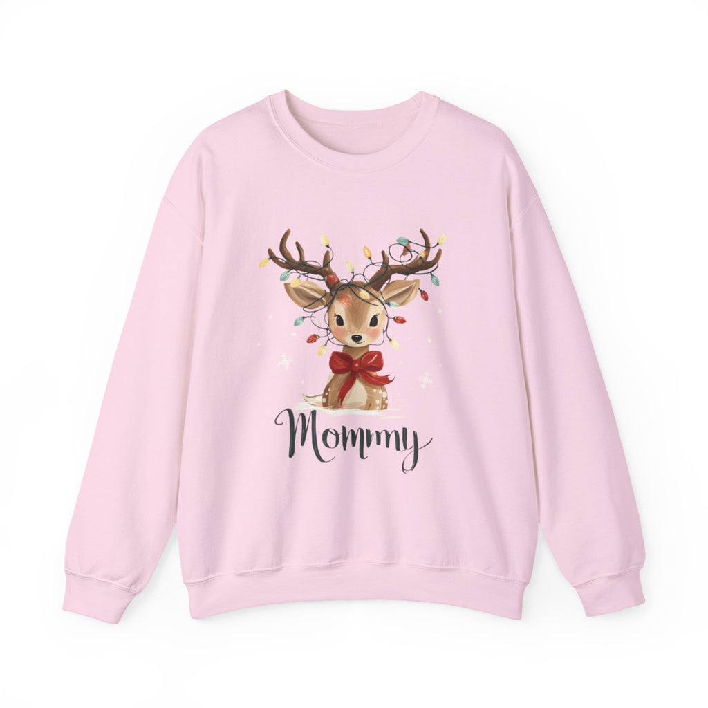 Mommy Reindeer Sweatshirt - Christmas Mom Holiday Crewneck