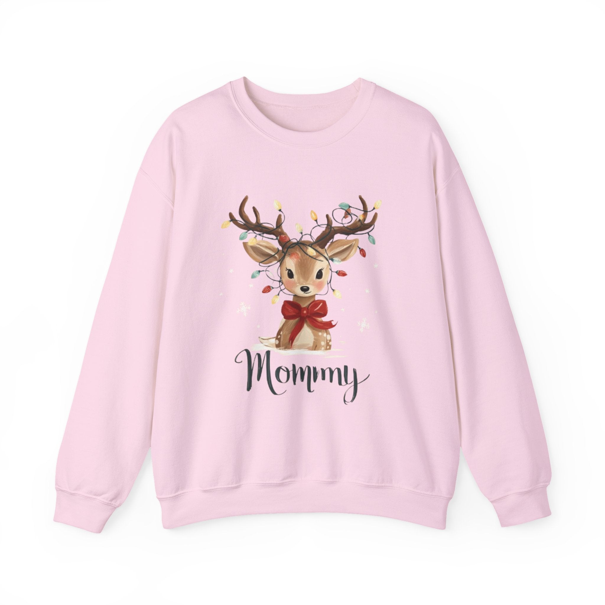 Mommy Reindeer Sweatshirt - Christmas Mom Holiday Crewneck