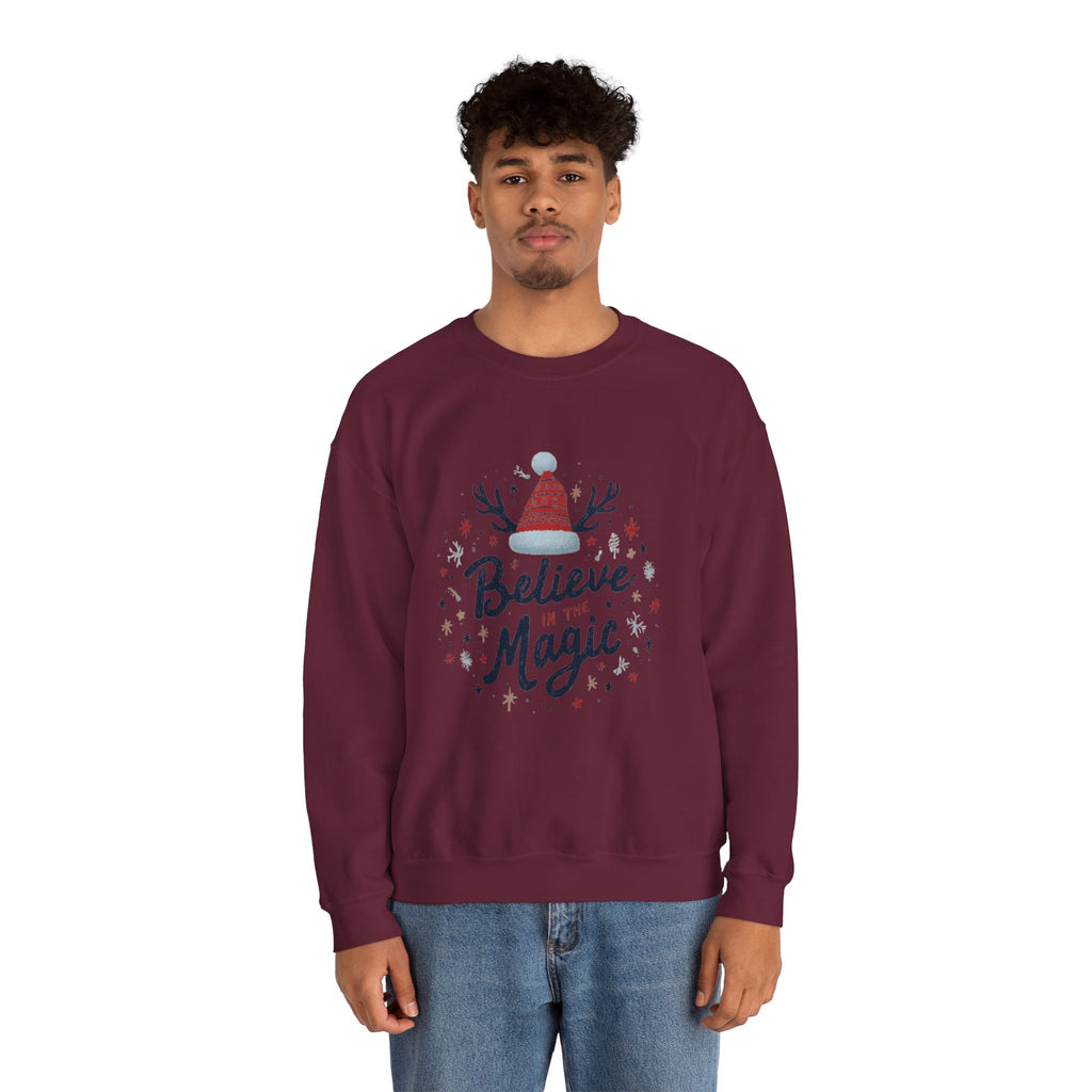 Believe in the Magic Sweatshirt — Cozy Holiday Crewneck