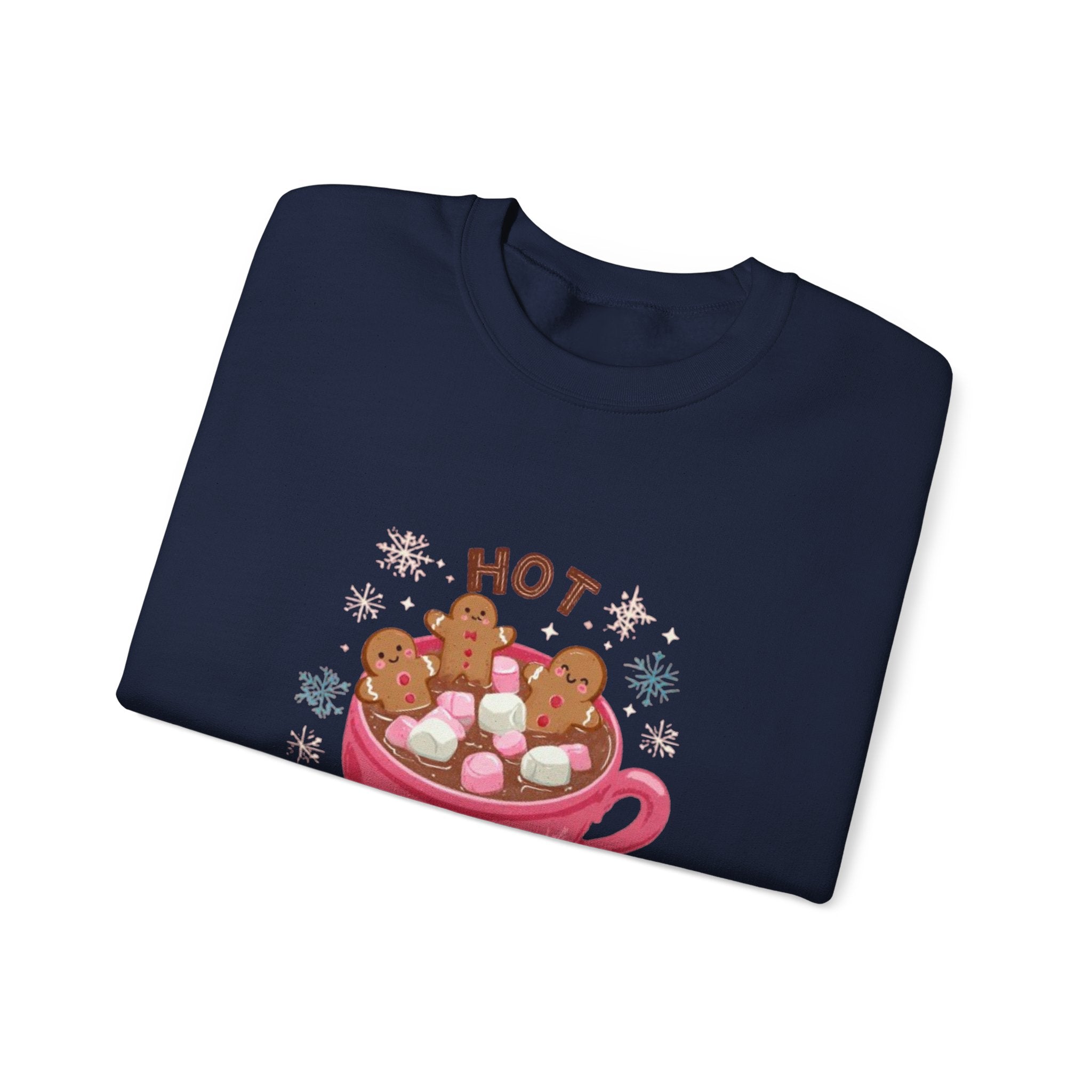 Sweatshirt — "Hot Chocolate Club" Cozy Winter Crewneck