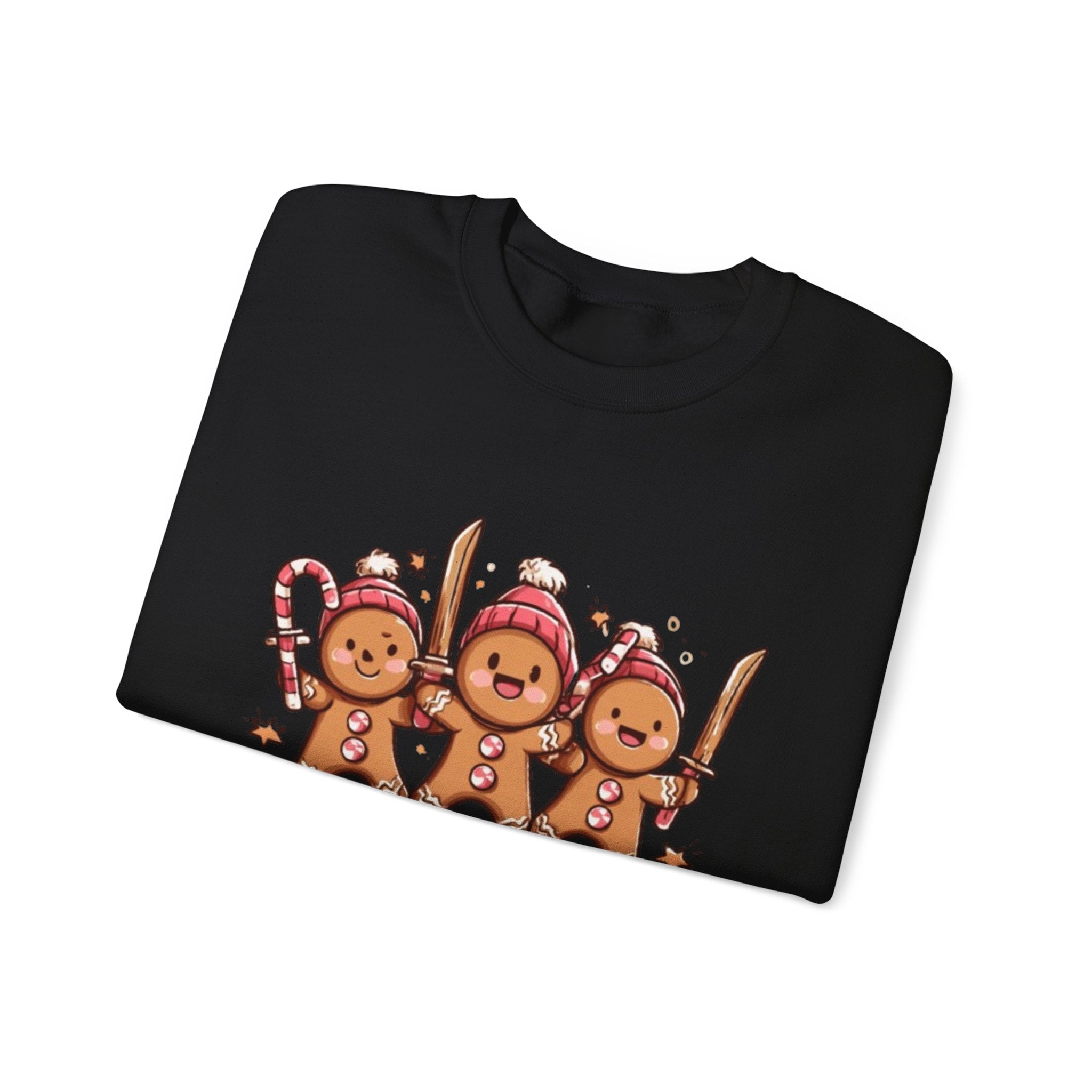Candy Cane Crew Sweatshirt — Cute Gingerbread 'Candy Cane Crew' Christmas Sweatshirt