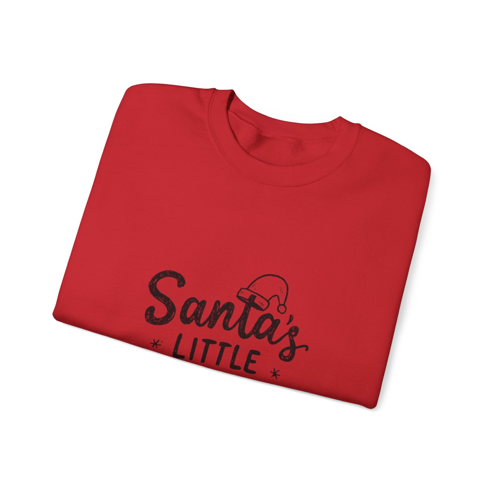 Santa's Little Helper Sweatshirt – Holiday Crewneck for Kids & Family
