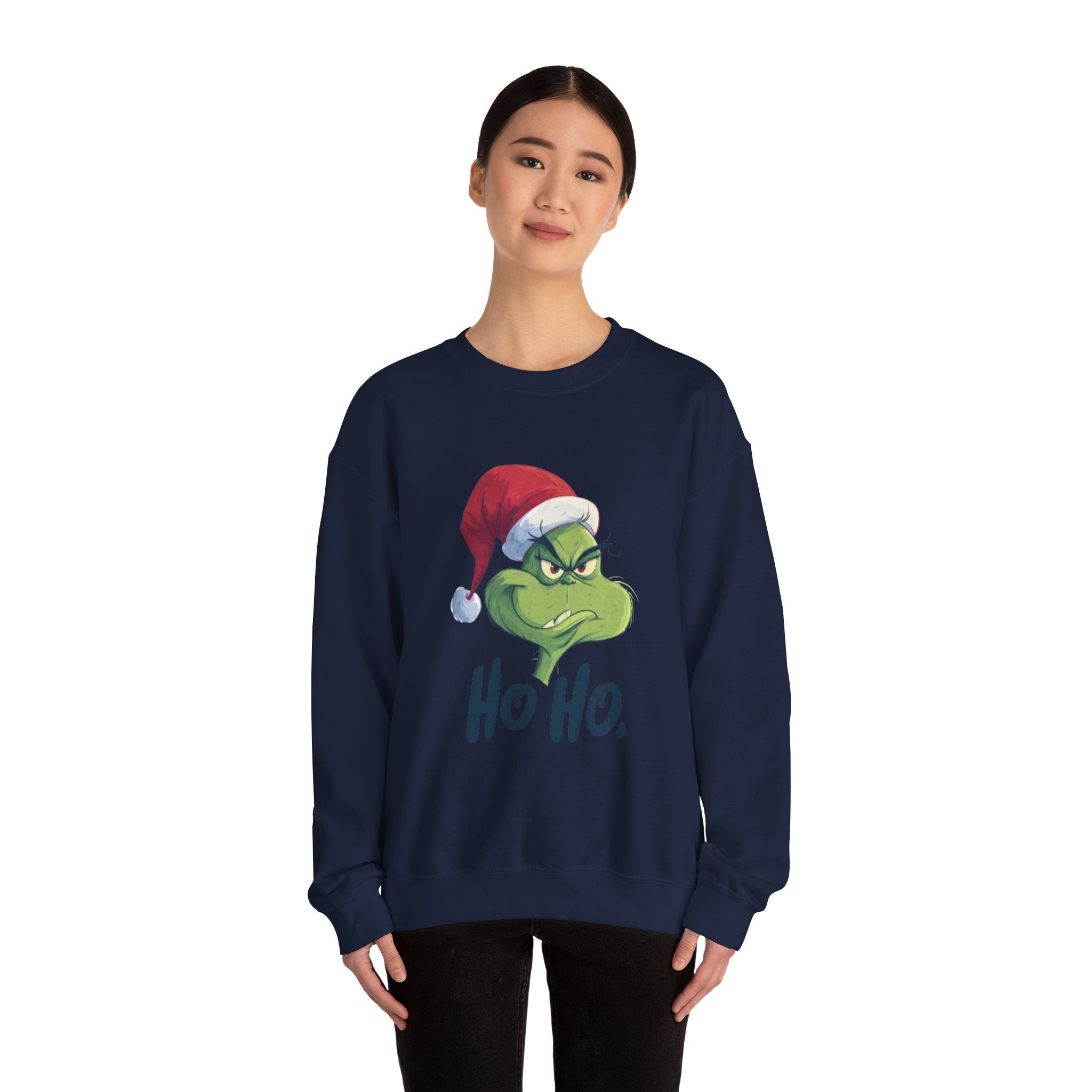 Grumpy Grinch 'Ho Ho.' Crewneck Sweatshirt