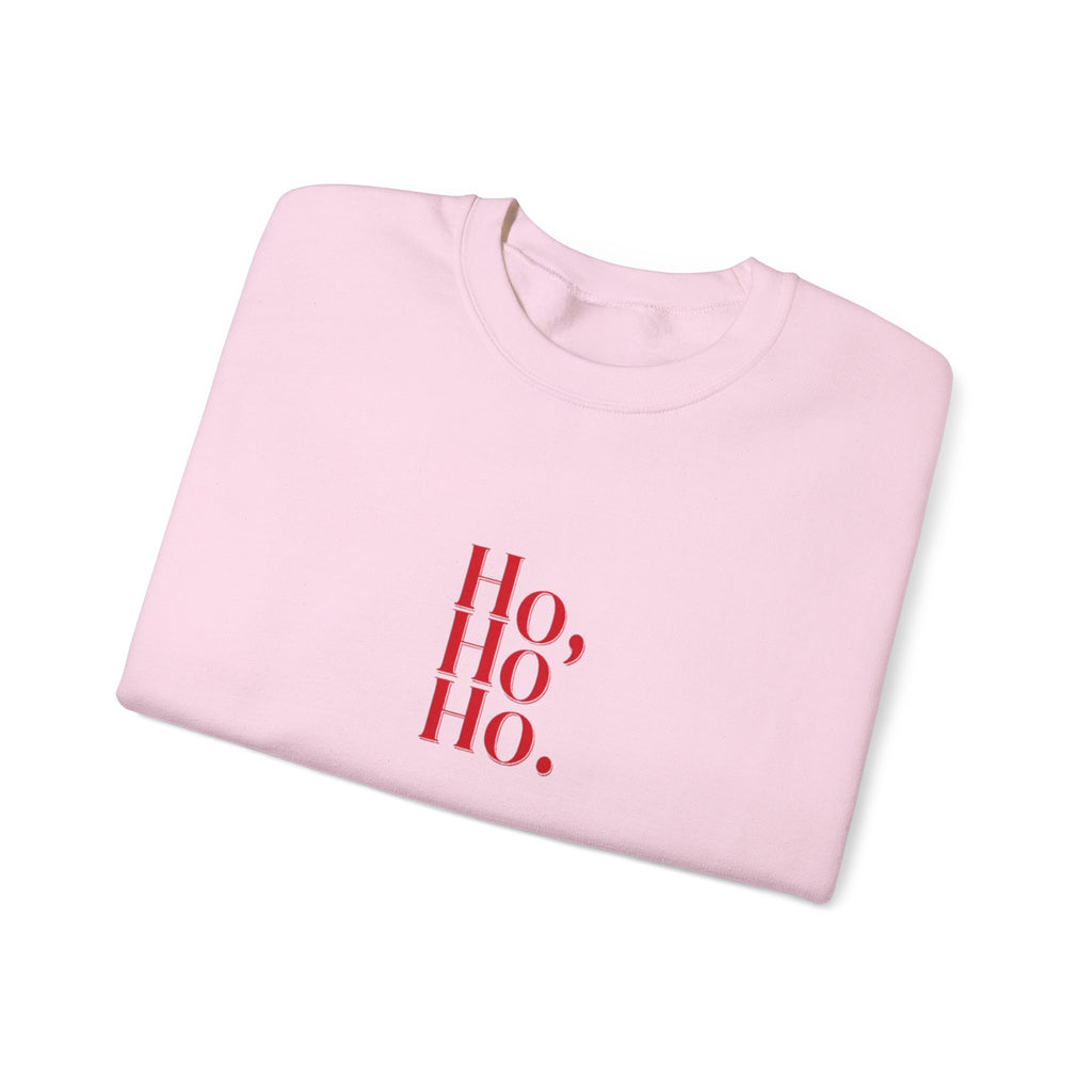 Sweatshirt — Minimal 'Ho, Ho, Ho.' Christmas Crewneck