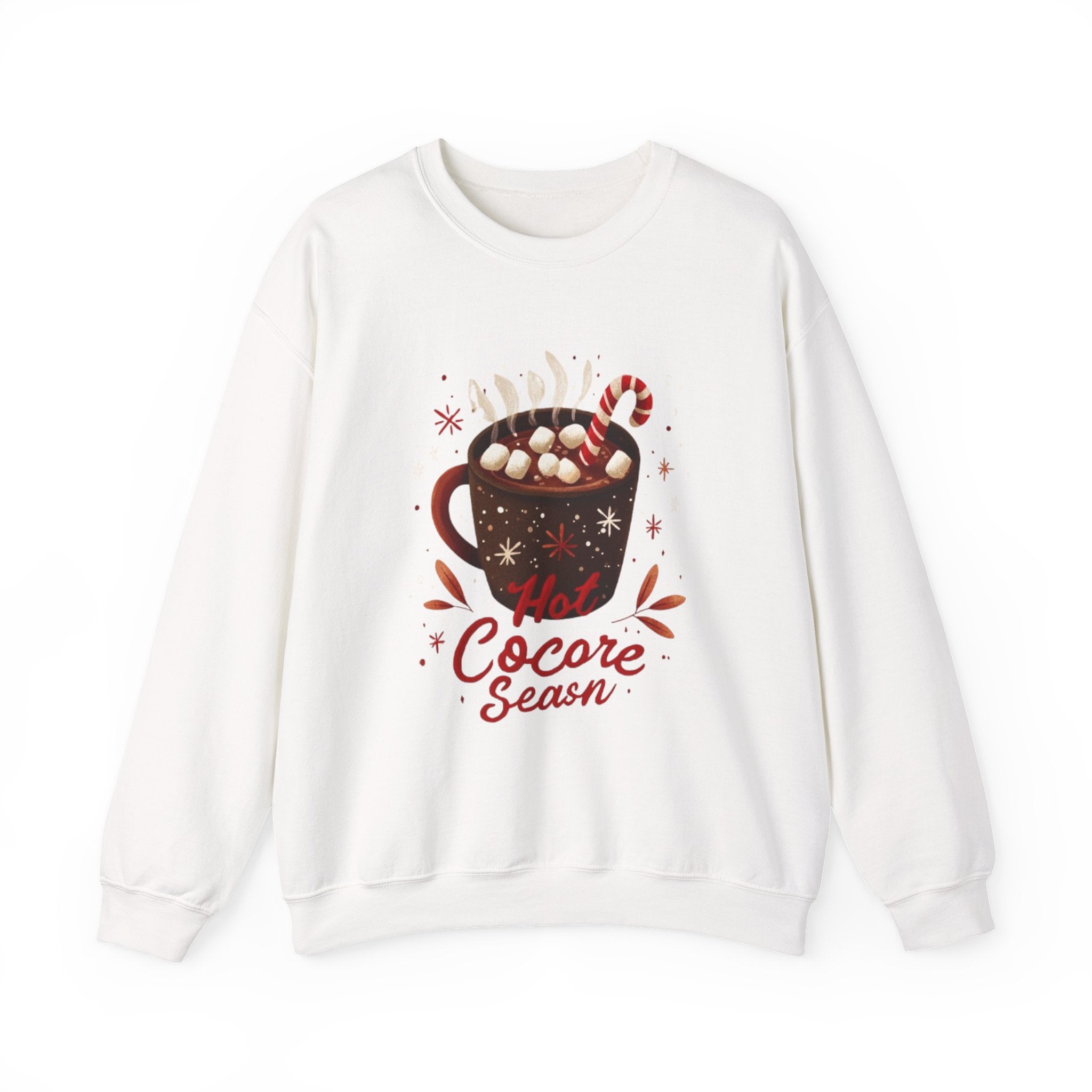 Hot Cocoa Season Sweatshirt — Cozy Winter Hot Chocolate Crewneck