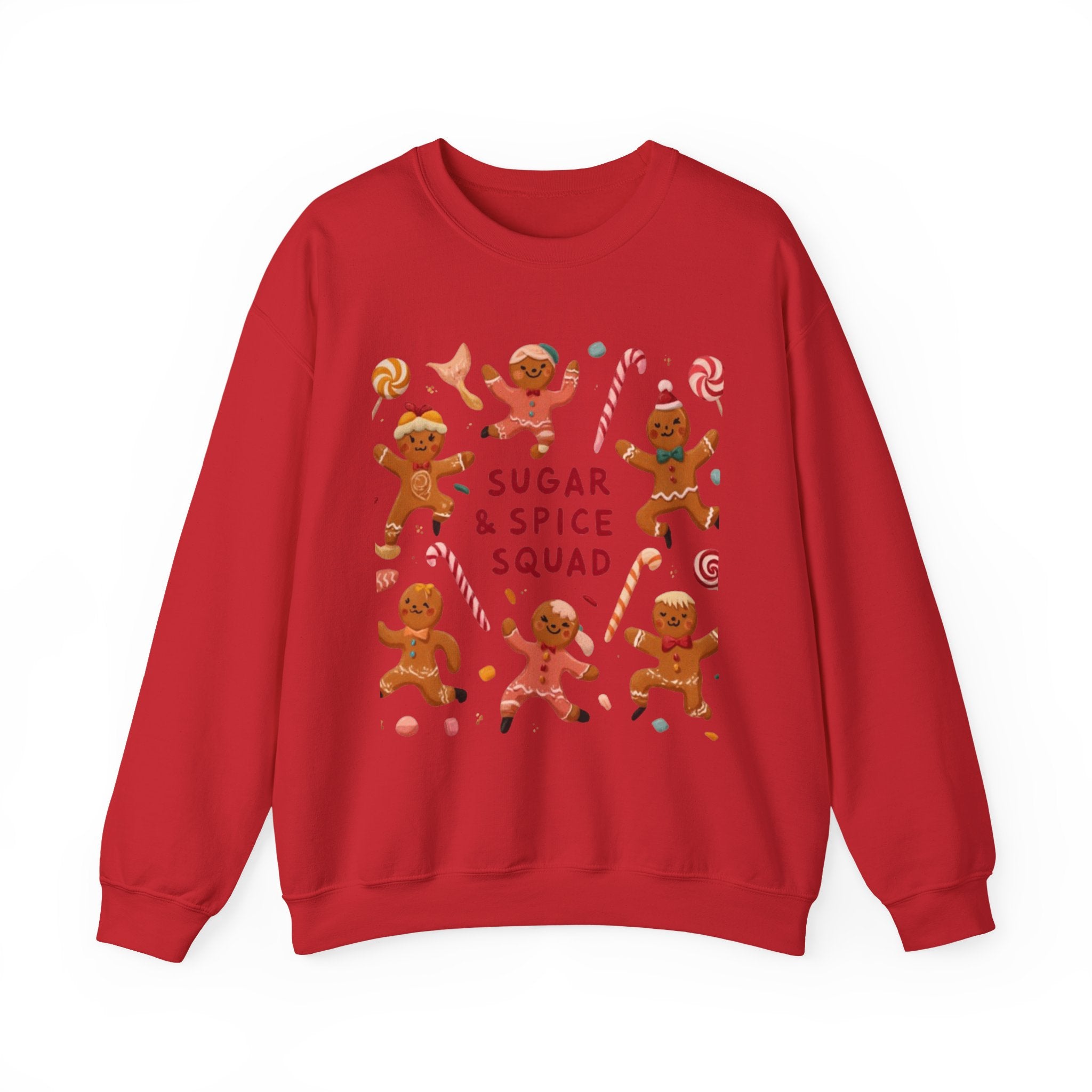Sugar & Spice Squad Sweatshirt — Gingerbread Holiday Crewneck