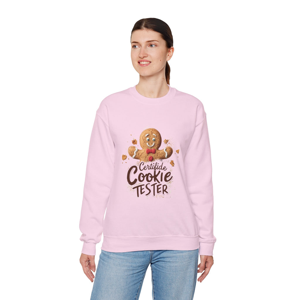 Cookie Tester Sweatshirt – "Certified Cookie Tester" Gingerbread Crewneck