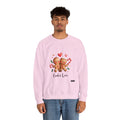 Crewneck Sweatshirt — 'Cookie Love' Cute Gingerbread Couple Holiday Pullover