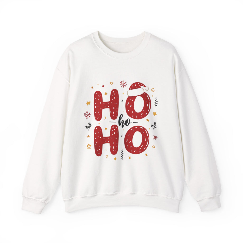 Christmas 'Ho Ho Ho' Crewneck Sweatshirt — Festive Holiday Sweater