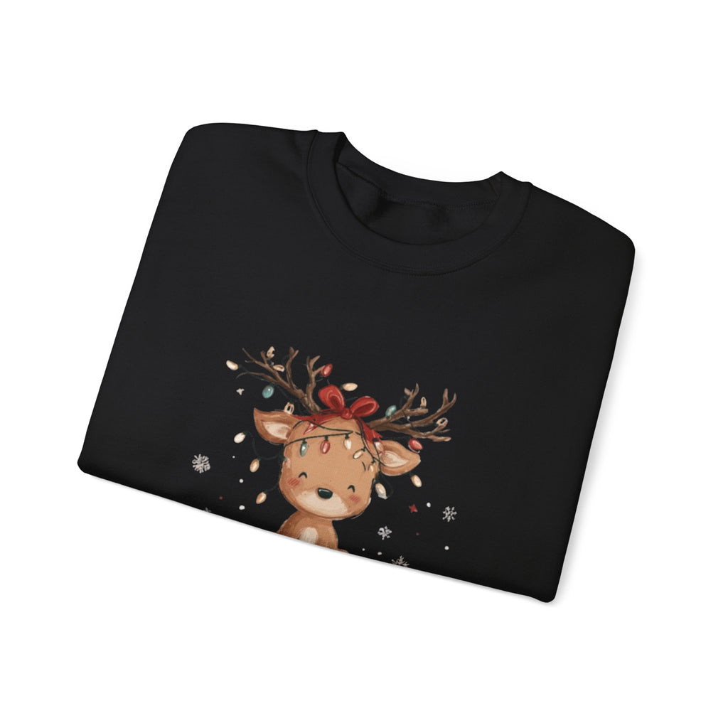 Mommy Reindeer Sweatshirt — Cute Woodland Mama Holiday Crewneck