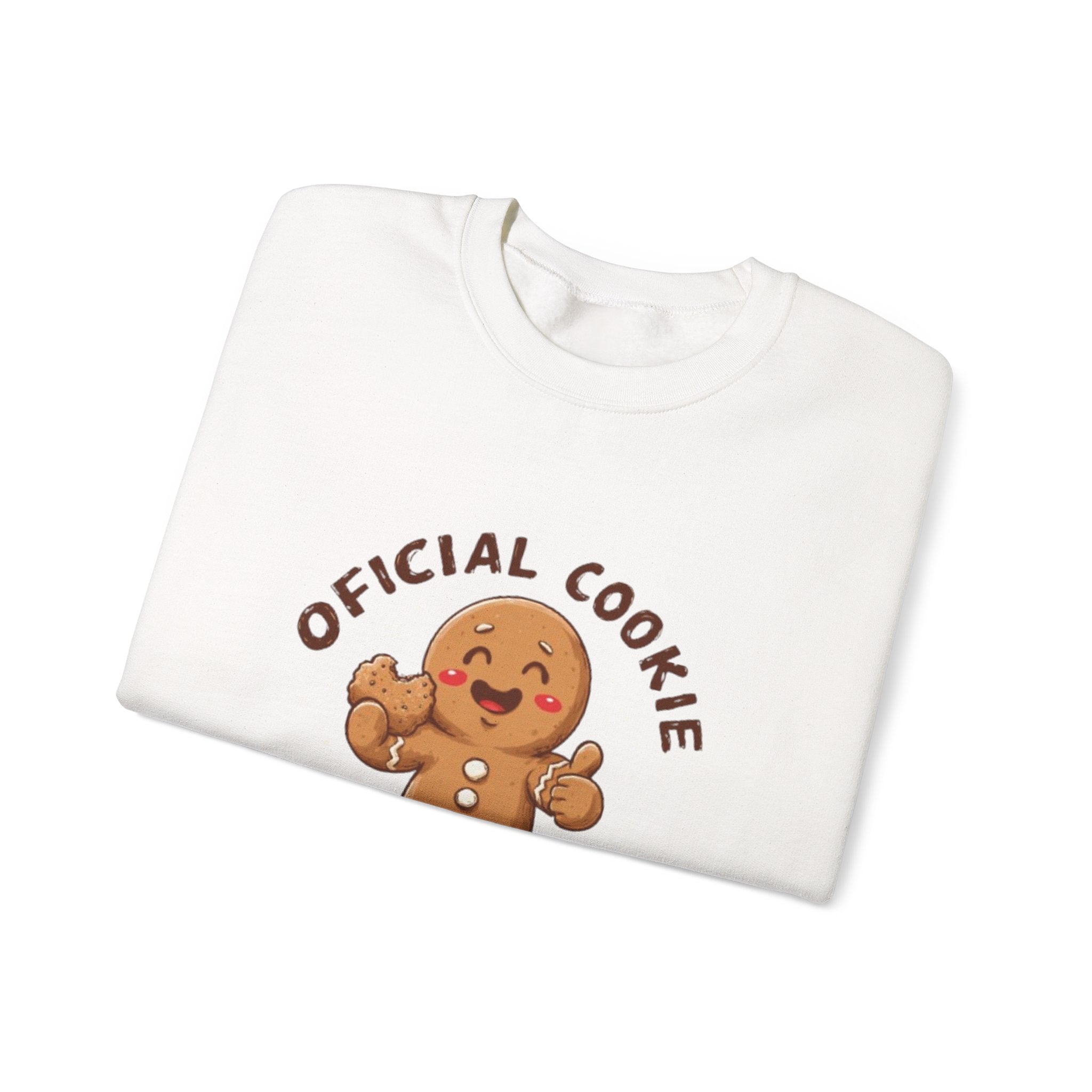 Cookie Taster Sweatshirt — 'Official Cookie' Gingerbread Crewneck