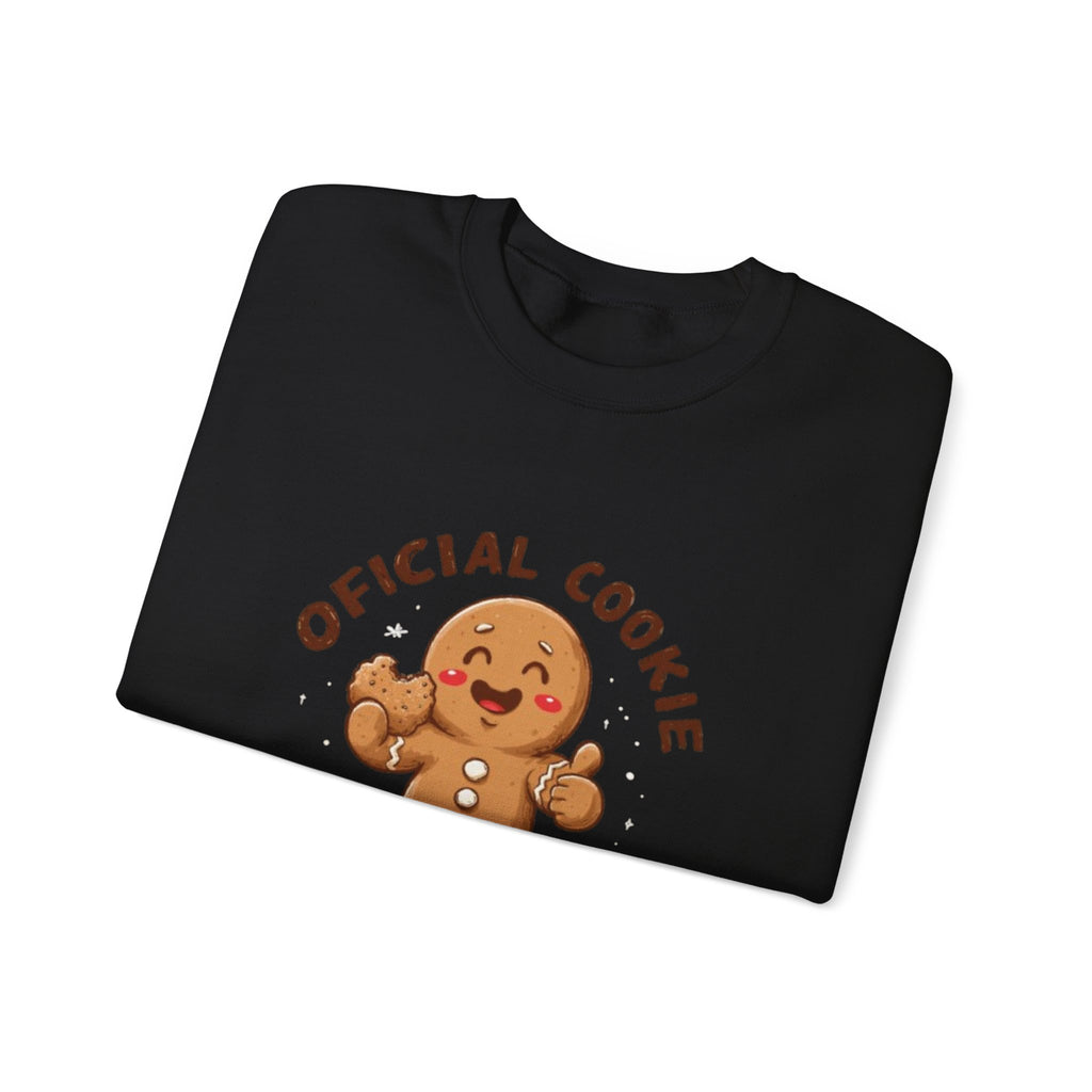 Cookie Taster Sweatshirt — 'Official Cookie' Gingerbread Crewneck