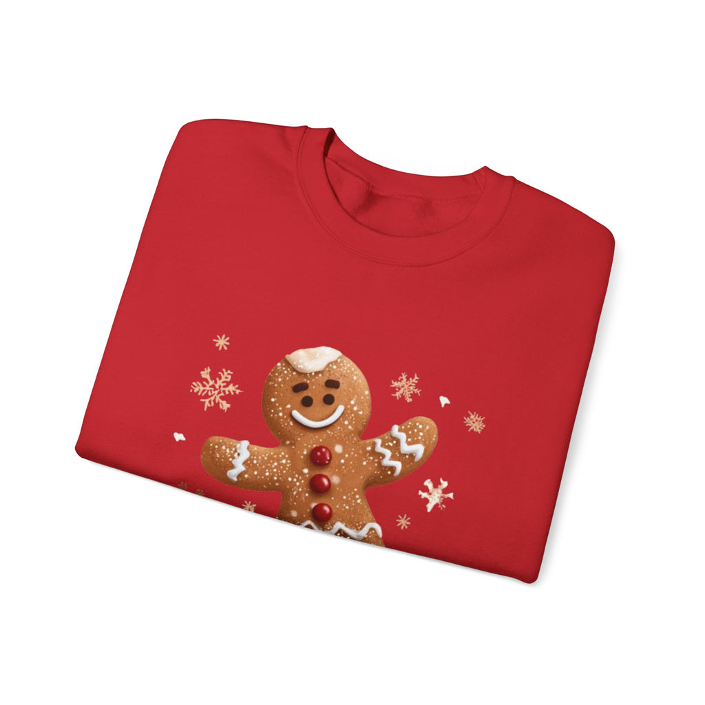 Gingerbread 'Frosted' Holiday Sweatshirt — Cute Christmas Cookie Crewneck