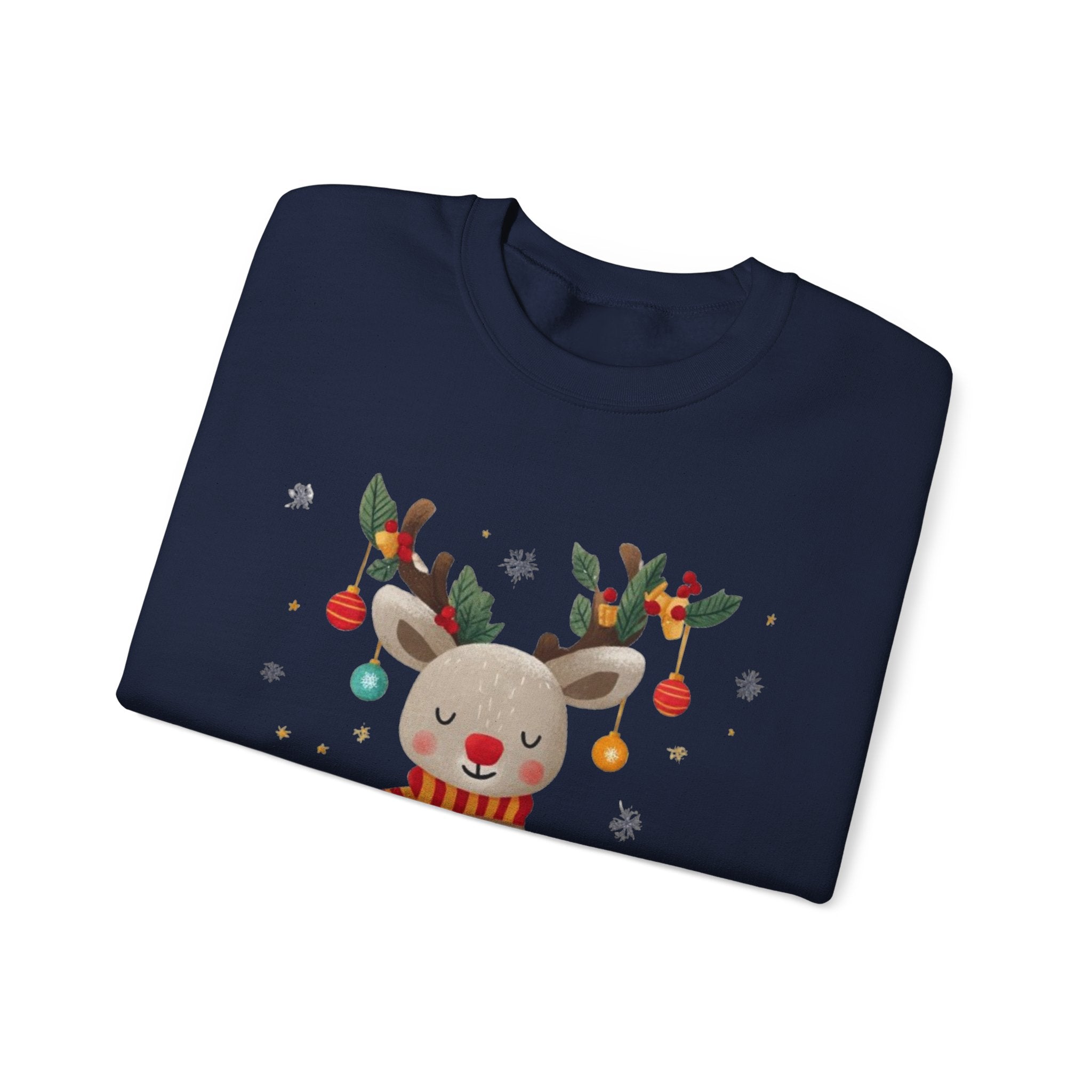 Holiday Vibes Reindeer Sweatshirt