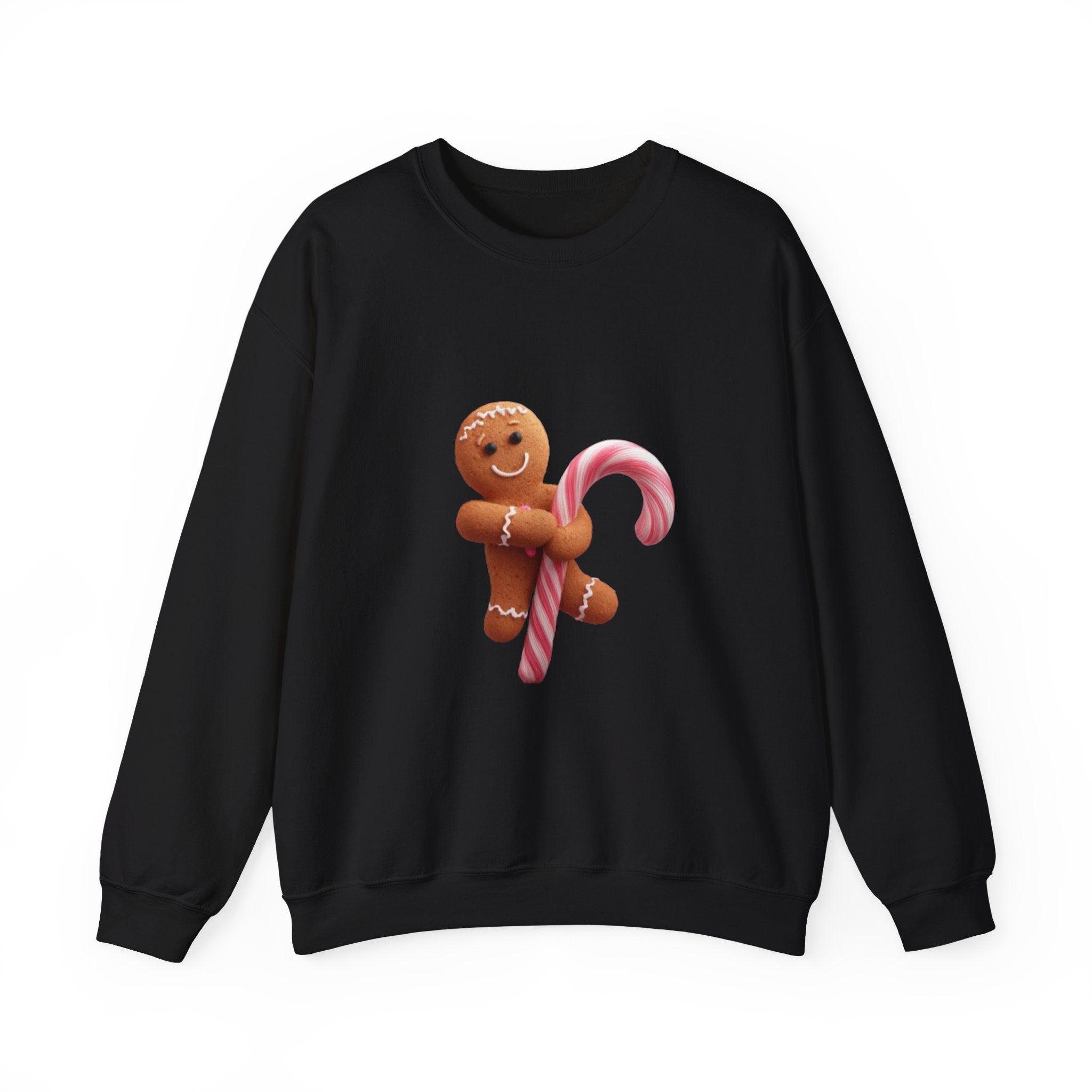 Gingerbread Candy Cane Crewneck Sweatshirt