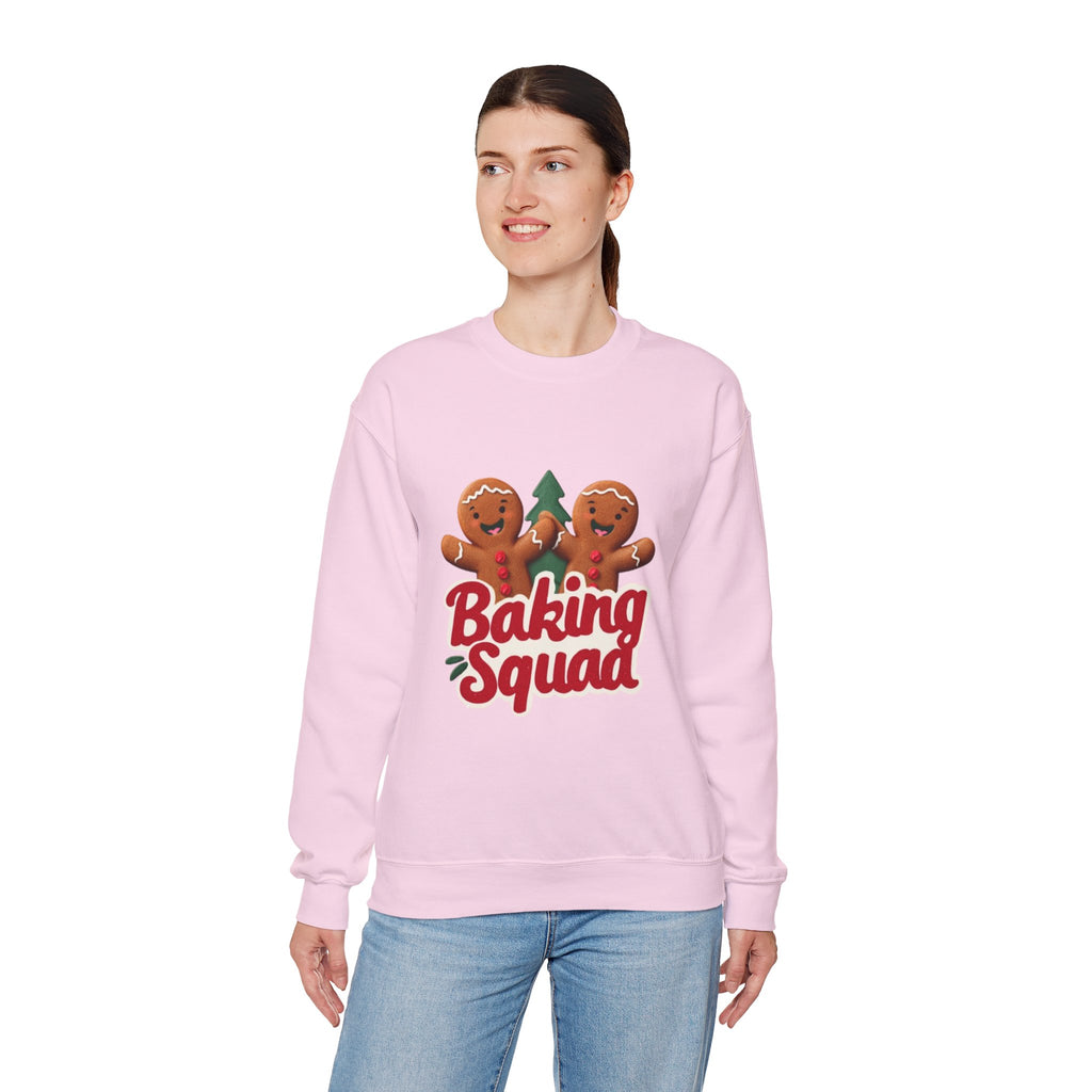 Baking Squad Sweatshirt — Cute Gingerbread Holiday Crewneck