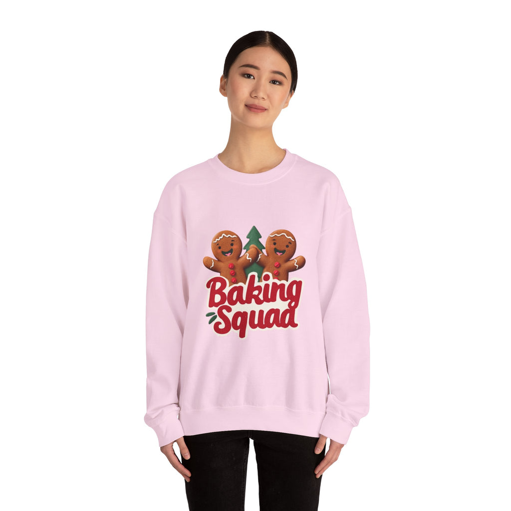 Baking Squad Sweatshirt — Cute Gingerbread Holiday Crewneck