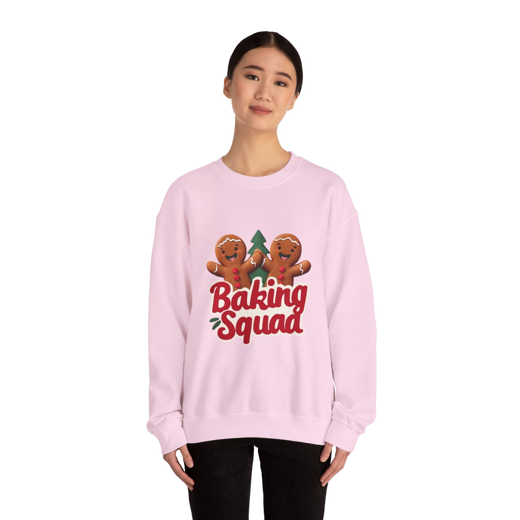 Baking Squad Sweatshirt — Cute Gingerbread Holiday Crewneck