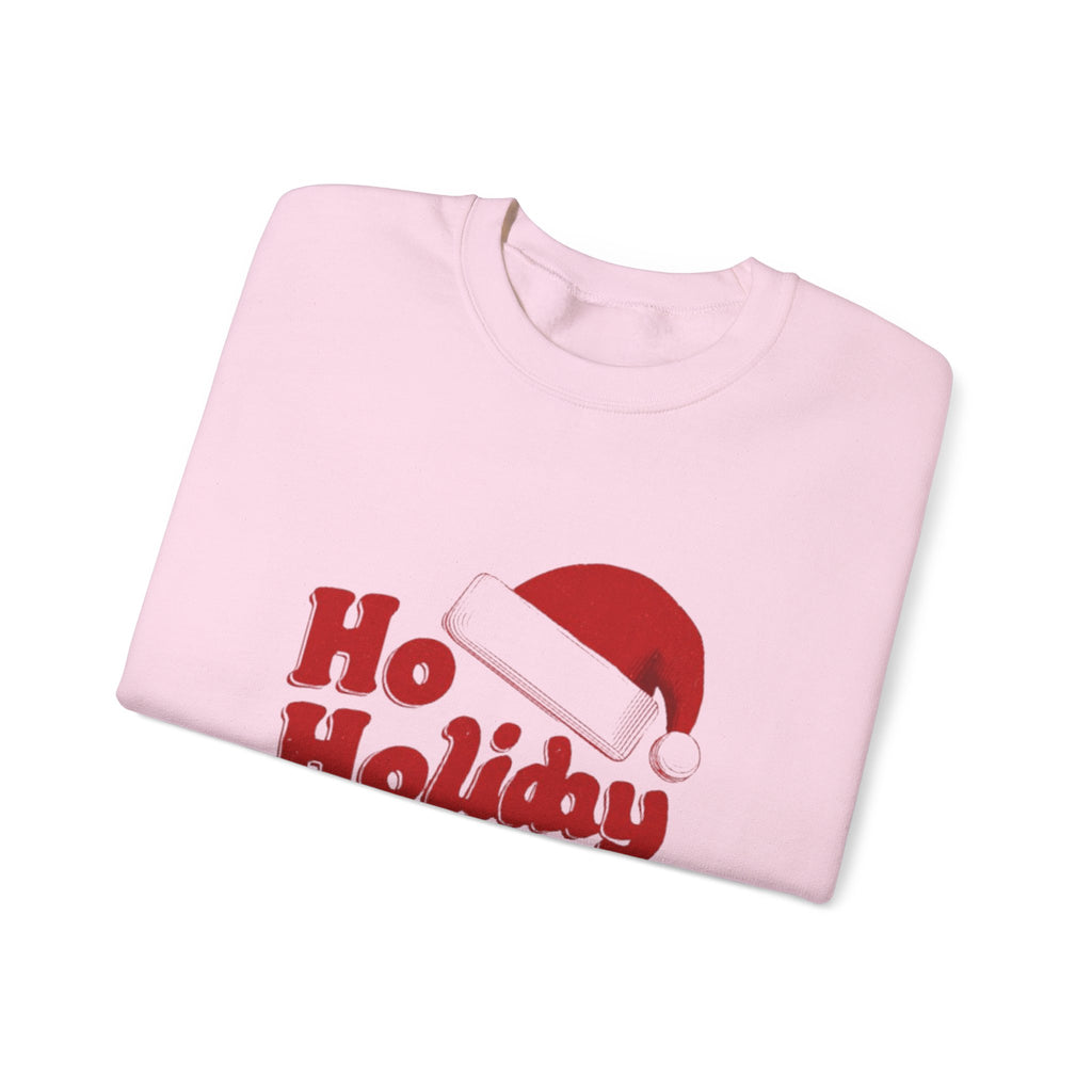 Holiday Mood Sweatshirt — 'Ho Holiday Mood' Christmas Crewneck